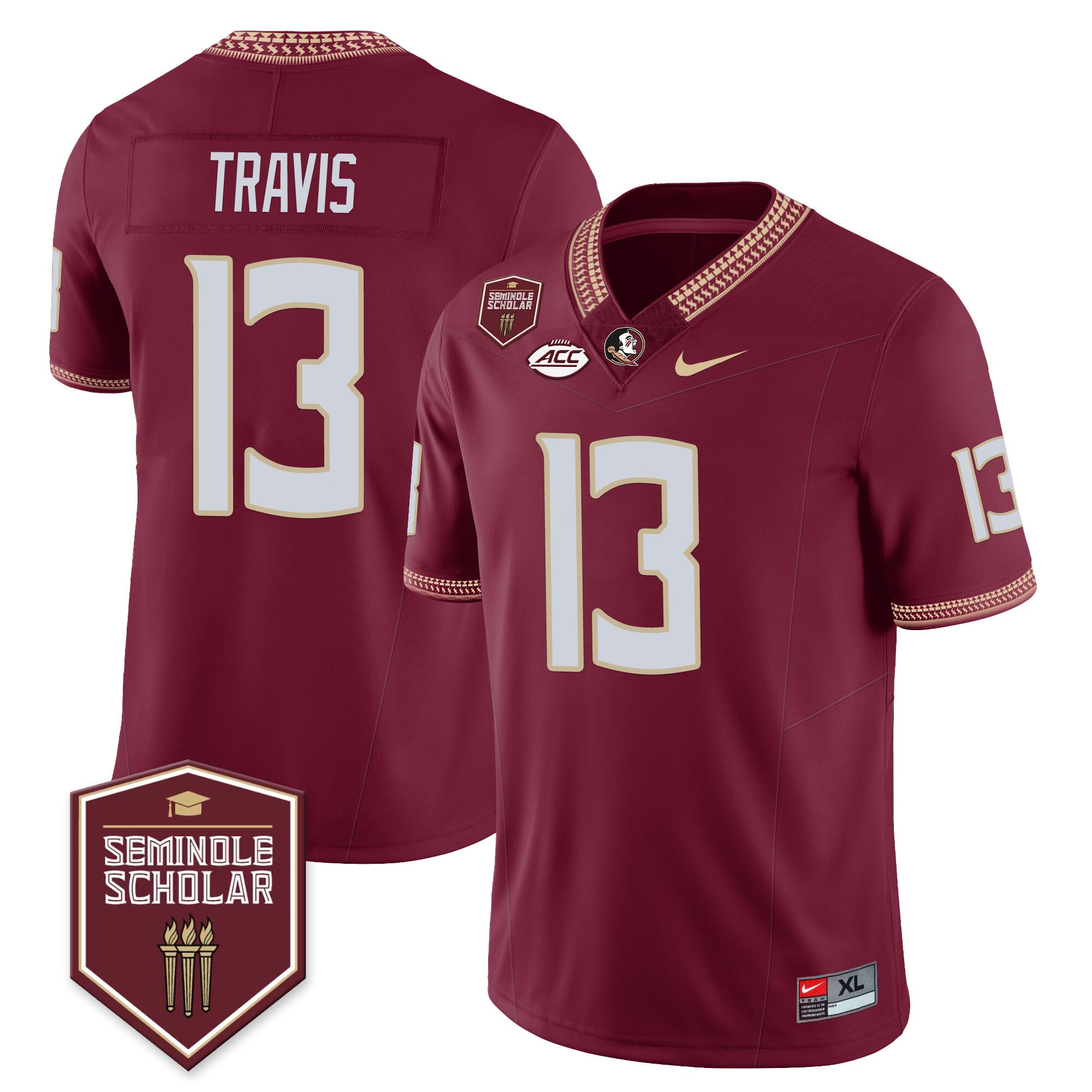Menâs Florida State Seminoles Football Vapor Jersey â All Stitched