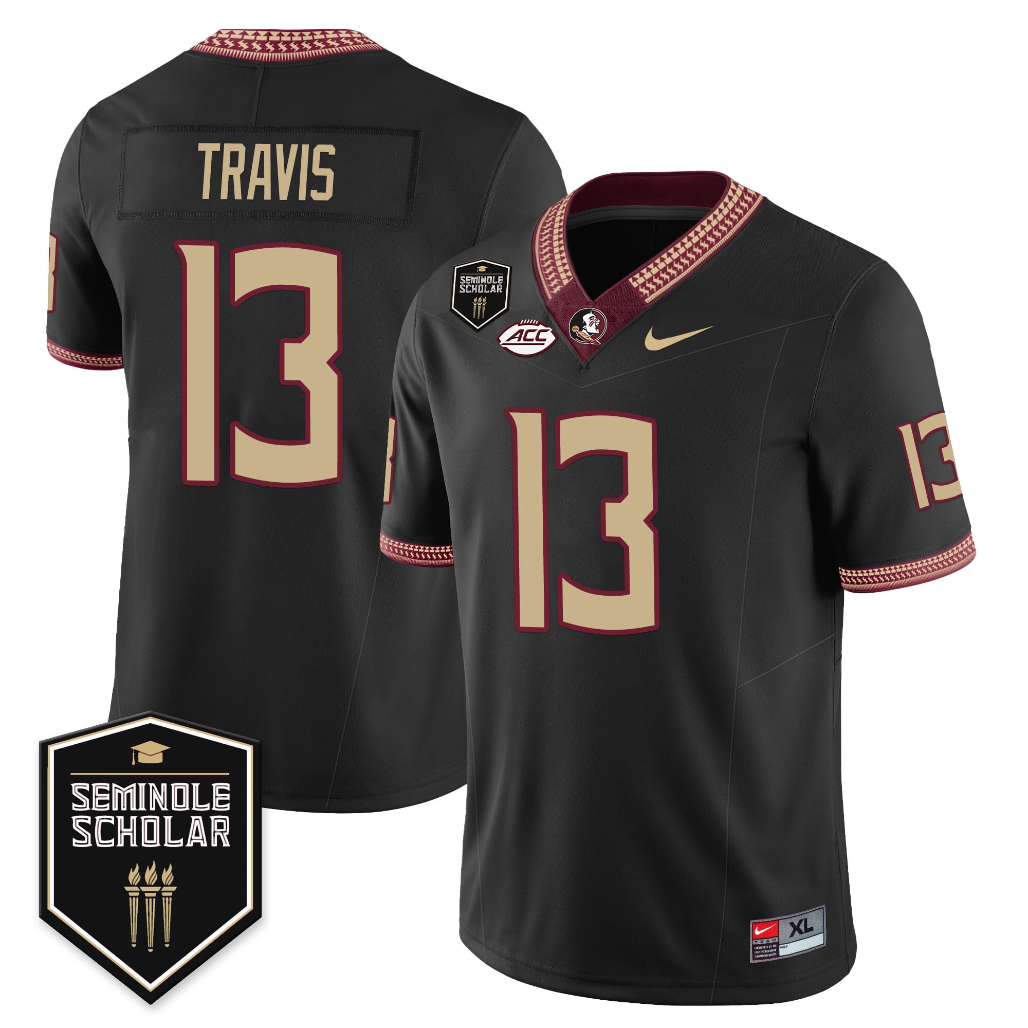 Menâs Florida State Seminoles Football Vapor Jersey â All Stitched