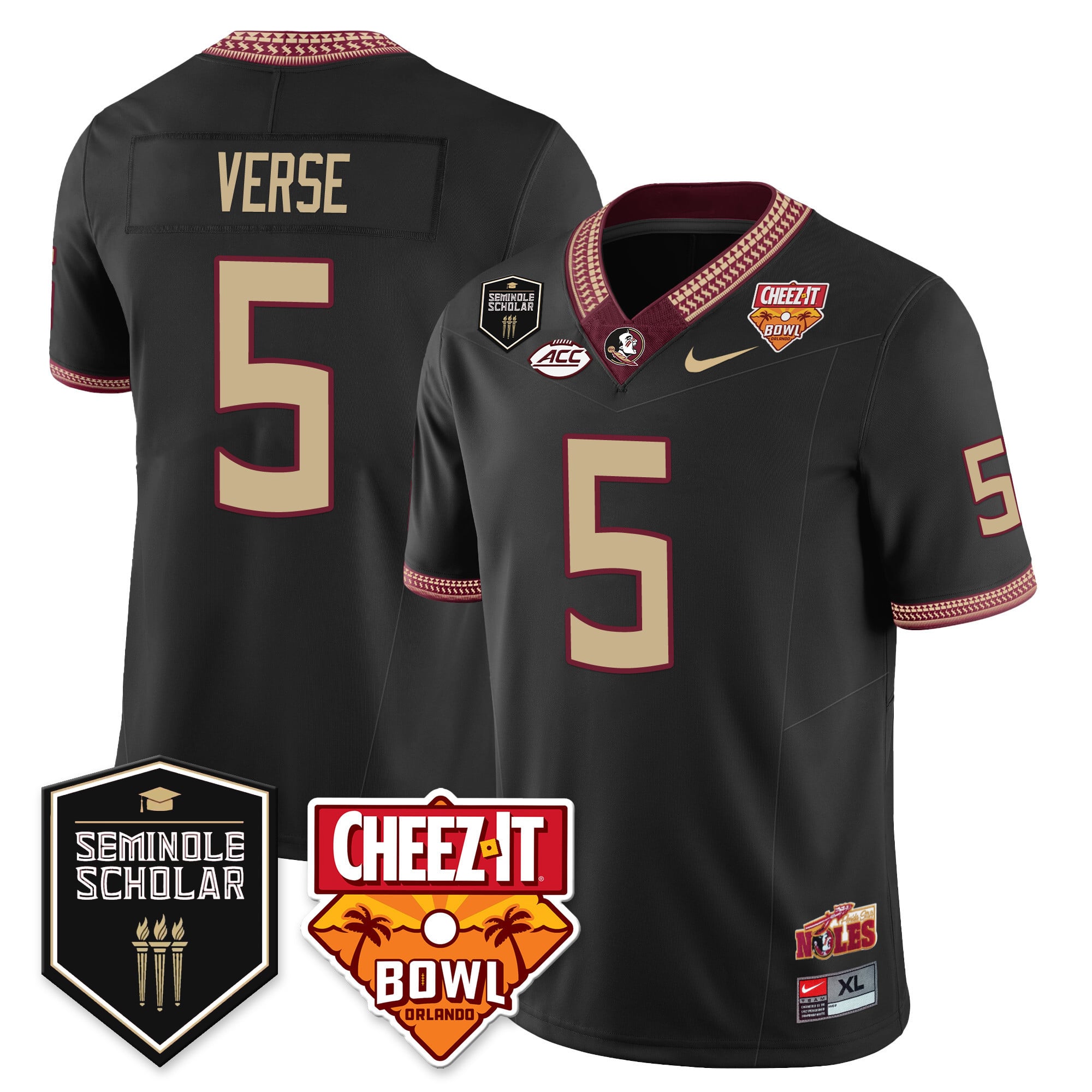 Menâs Florida State Seminoles Football Vapor Jersey â All Stitched