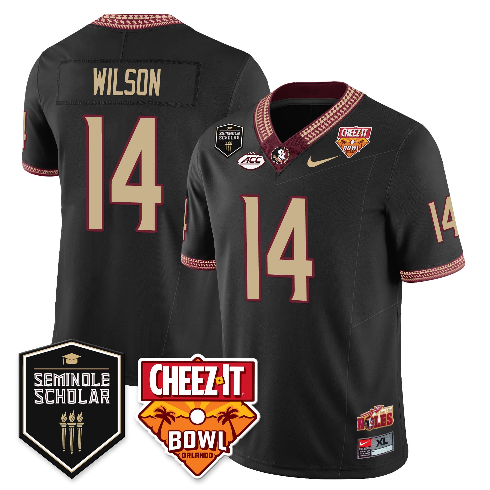 Menâs Florida State Seminoles Football Vapor Jersey â All Stitched