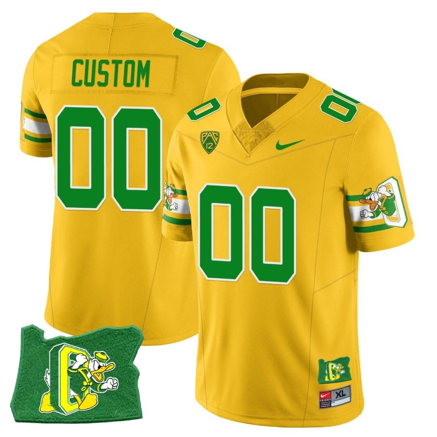 Menâs Oregon Ducks âMighty Oregonâ Throwback Football Stitched Jersey â Oregon State