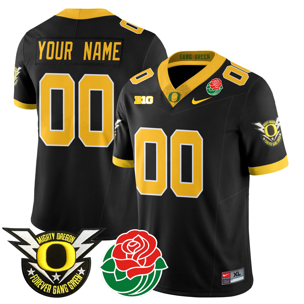 Men's Oregon Ducks 2024 Rose Bowl Jersey N2 - All Stitched 412VTHNJS003