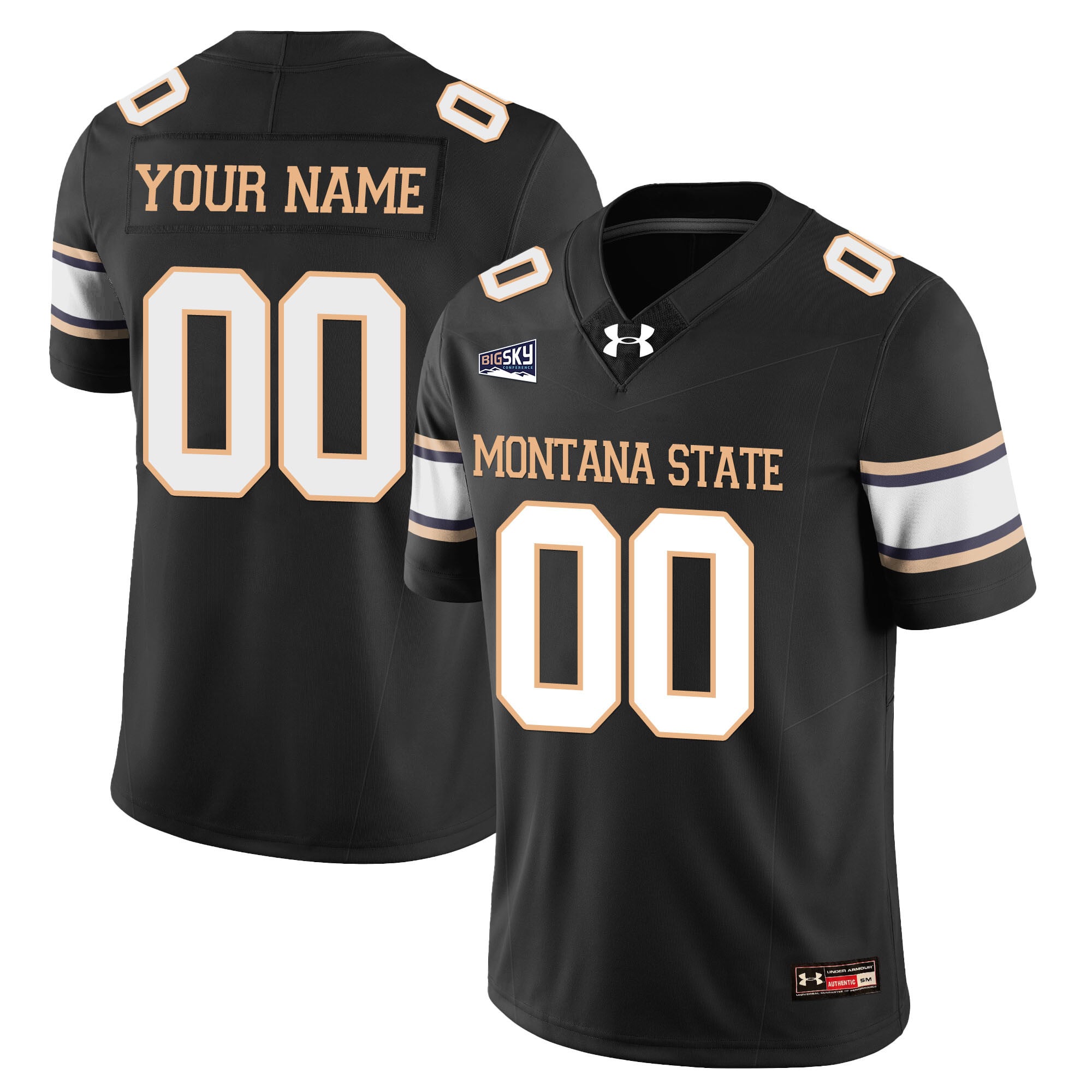 Custom Gender/Name Montana State Bobcat Football Jersey - All Stitched