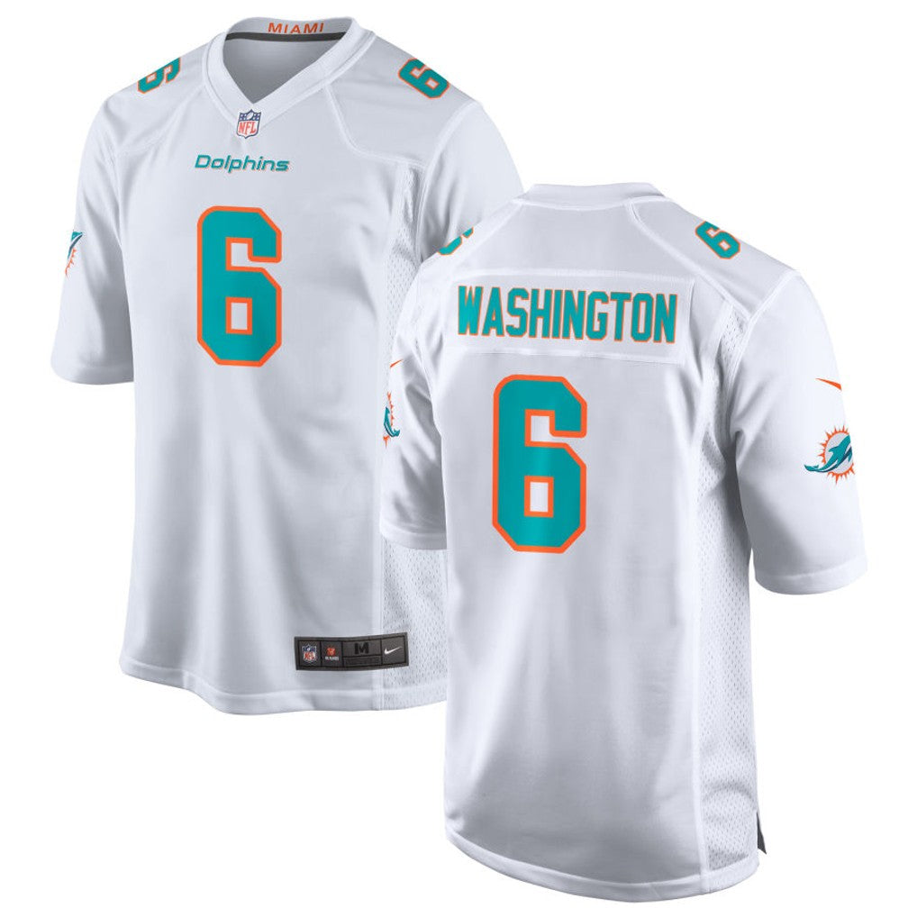 Malik Washington Miami Dolphins Jersey - White