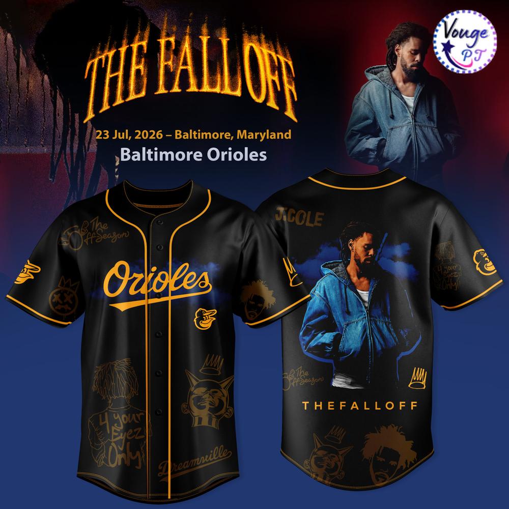 Baltimore Orioles x The Fall Off – World Tour 2026 Baseball Jersey