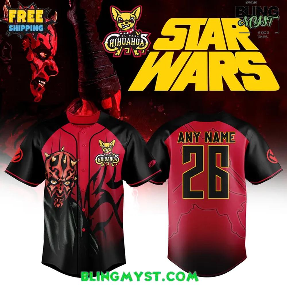 El Paso Chihuahuas x Star Wars 2026 Baseball Jersey
