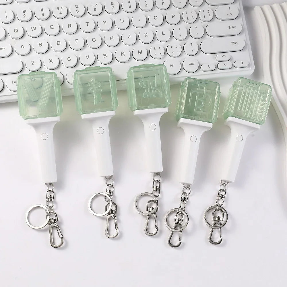 Kpop mini lightstick keyring nct V nctdream 127 keychain Same style peripheral