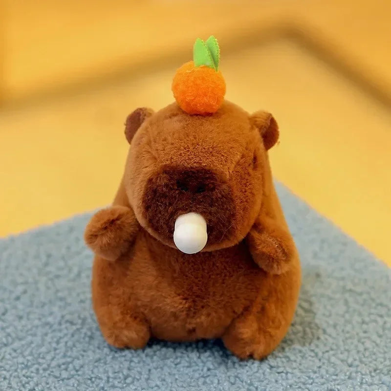 Capybara Plush Toy - Portable Bubble Blower | Keychain & Bag Pendant | Cute Gift for Students
