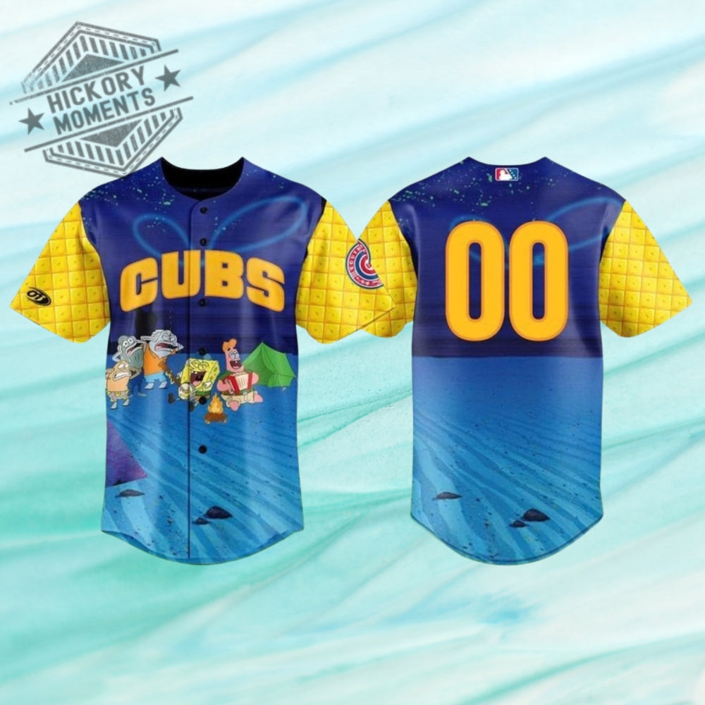 South Bend Cubs Spongebob Squarepants Night 2026 Baseball Jersey