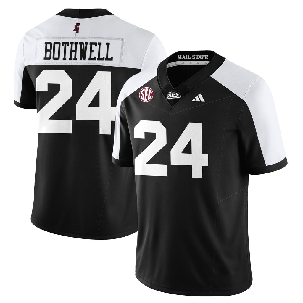 Custom Mississippi State Football "Darkness" Limited Jersey - All Stitched