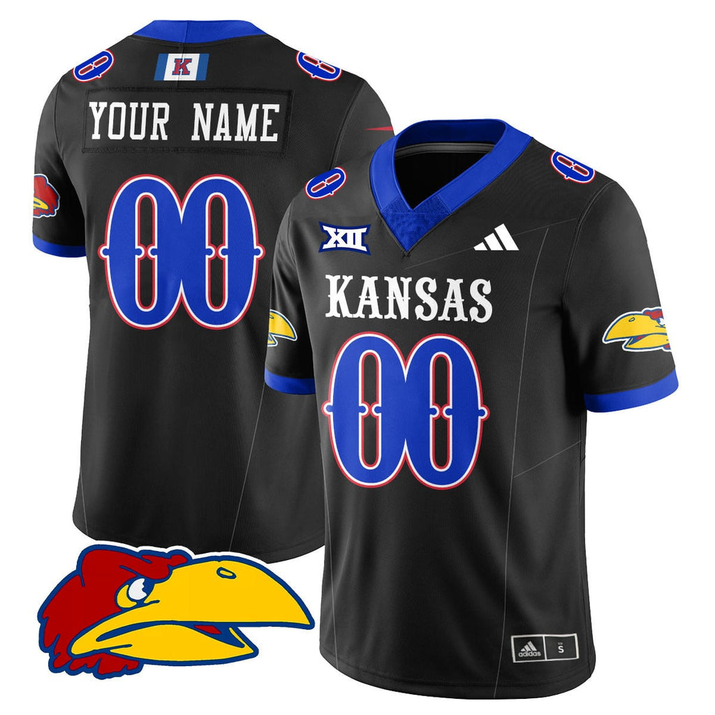 Women's Kansas Jayhawks Football 2025 Limited Jersey - All Stitched