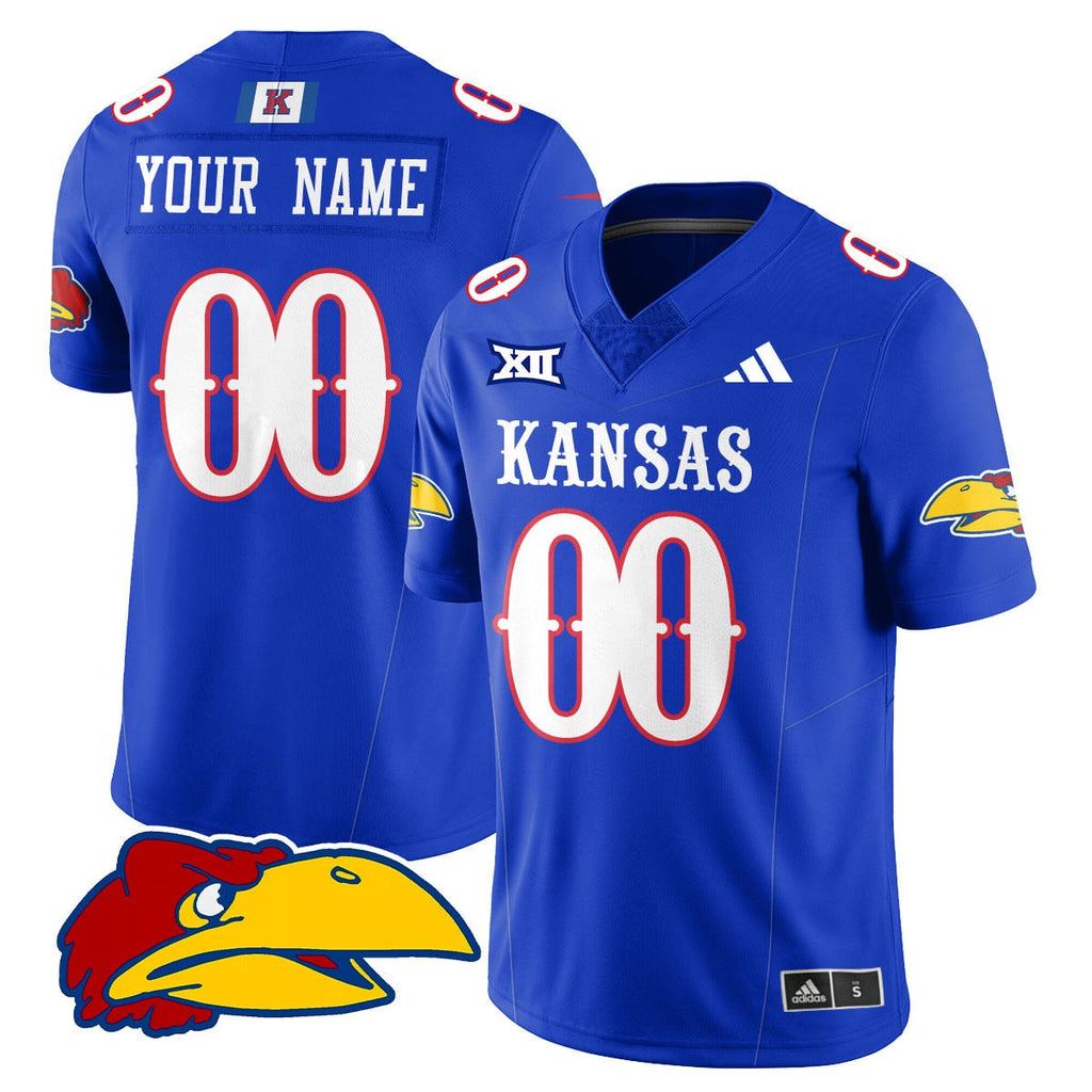 Women's Kansas Jayhawks Football 2025 Limited Jersey - All Stitched