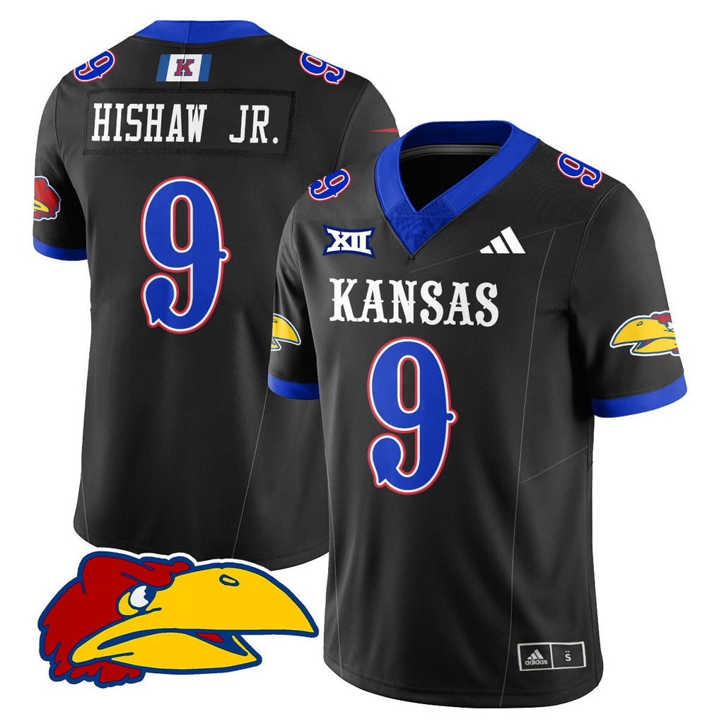 Custom Kansas Jayhawks Football 2025 Limited Jersey - All Stitched