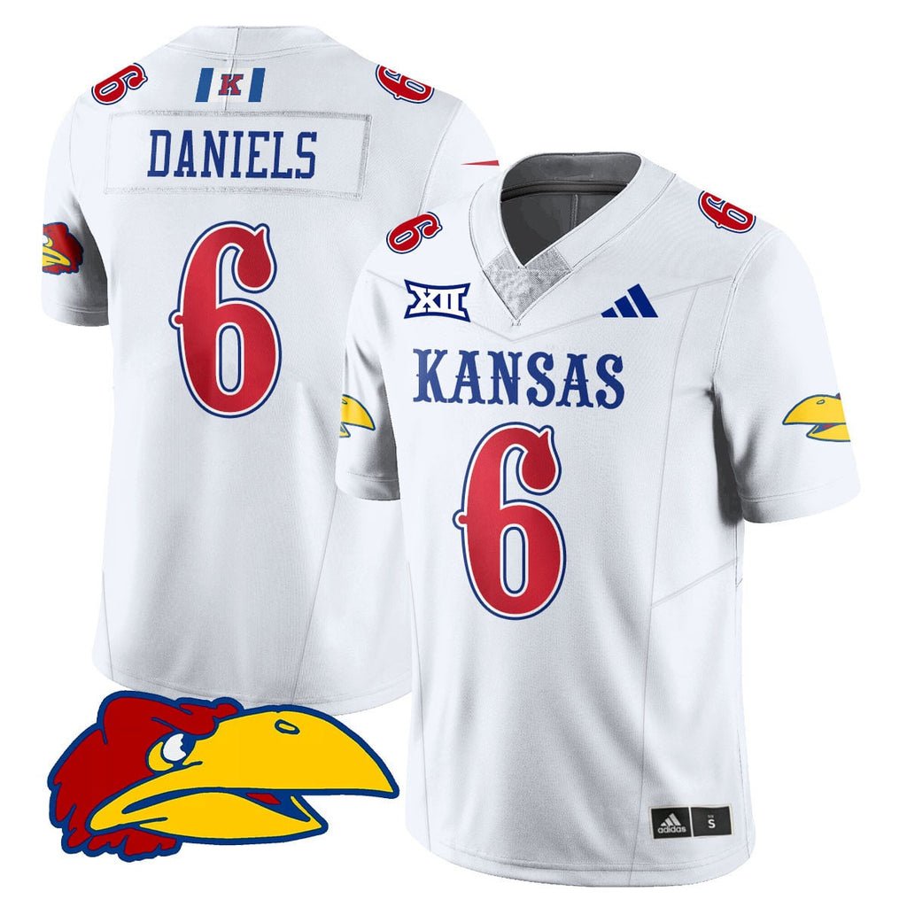 Custom Kansas Jayhawks Football 2025 Limited Jersey - All Stitched
