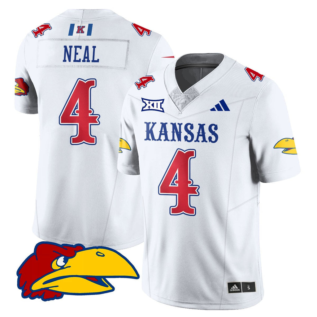 Custom Kansas Jayhawks Football 2025 Limited Jersey - All Stitched