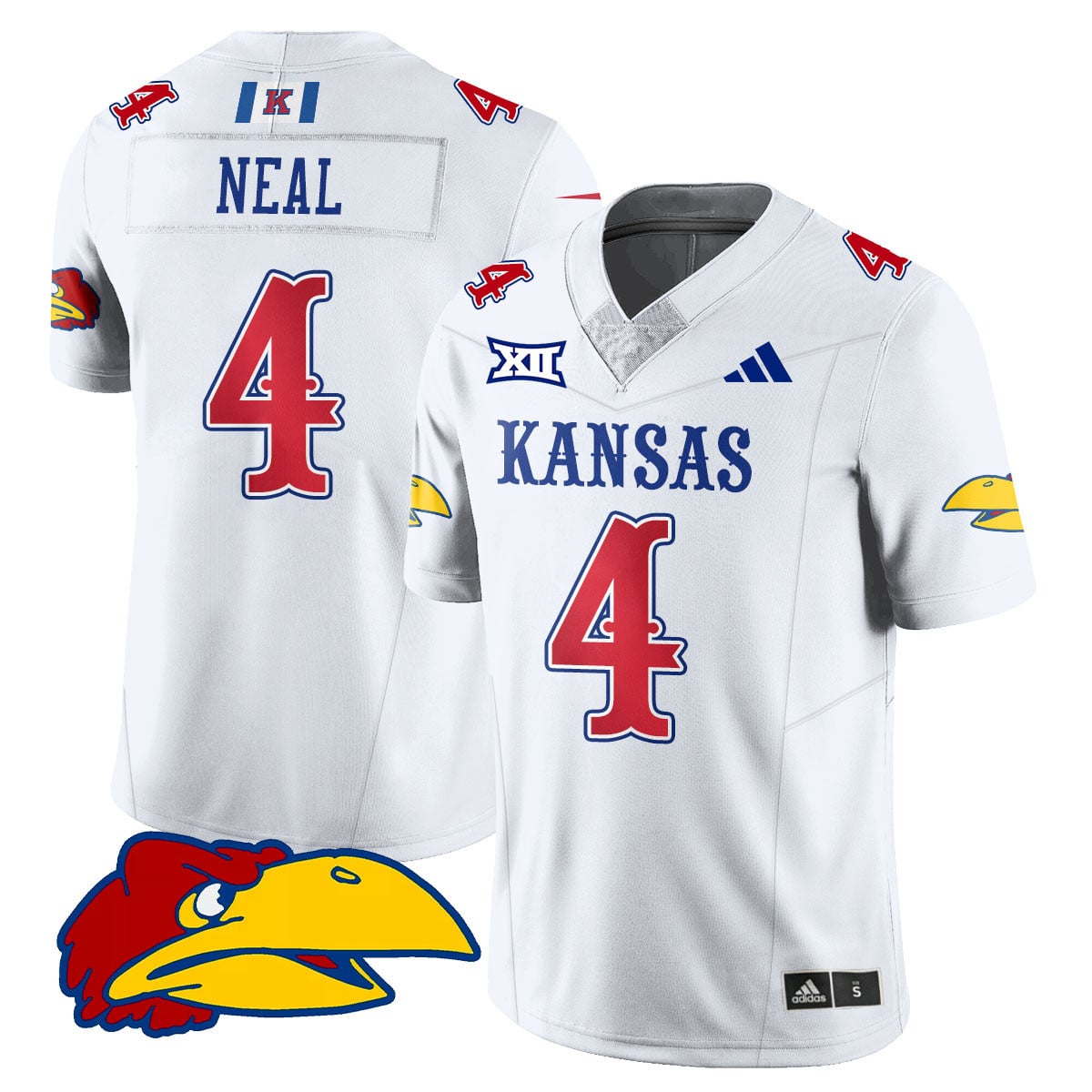 Custom Kansas Jayhawks Football 2025 Limited Jersey - All Stitched