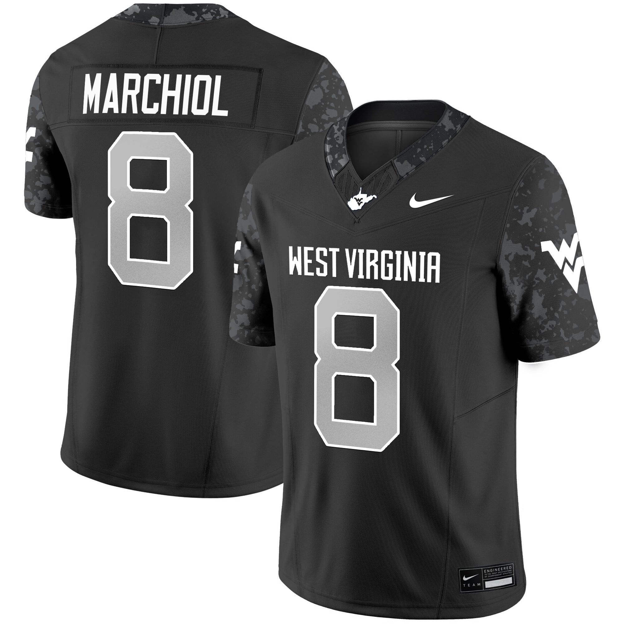 Men's West Virginia Mountaineers 2025 Vapor Limited Jersey - All Stitched