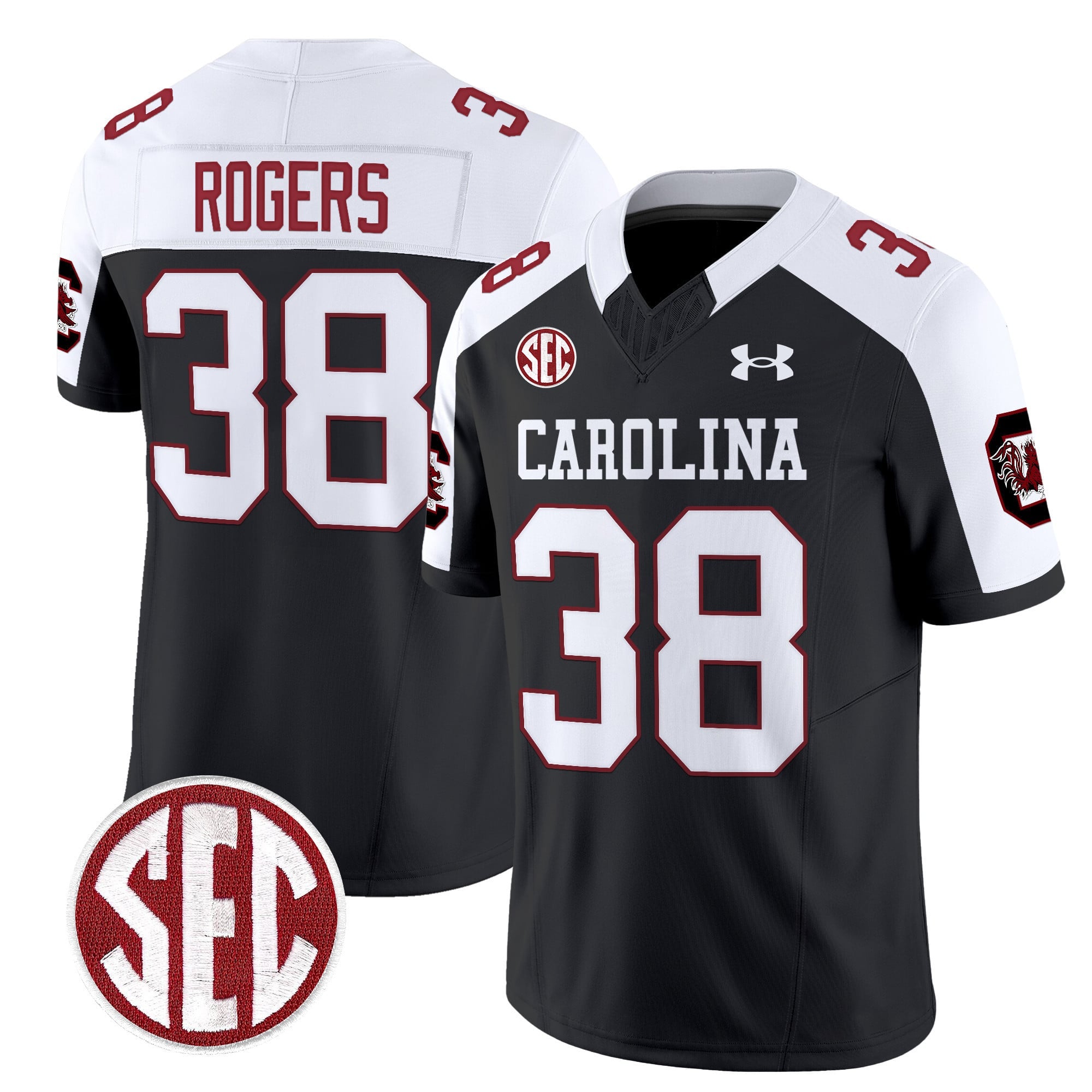Men's South Carolina Gamecocks 1980 Throwback Vapor Limited Jersey V2 - All Stitched