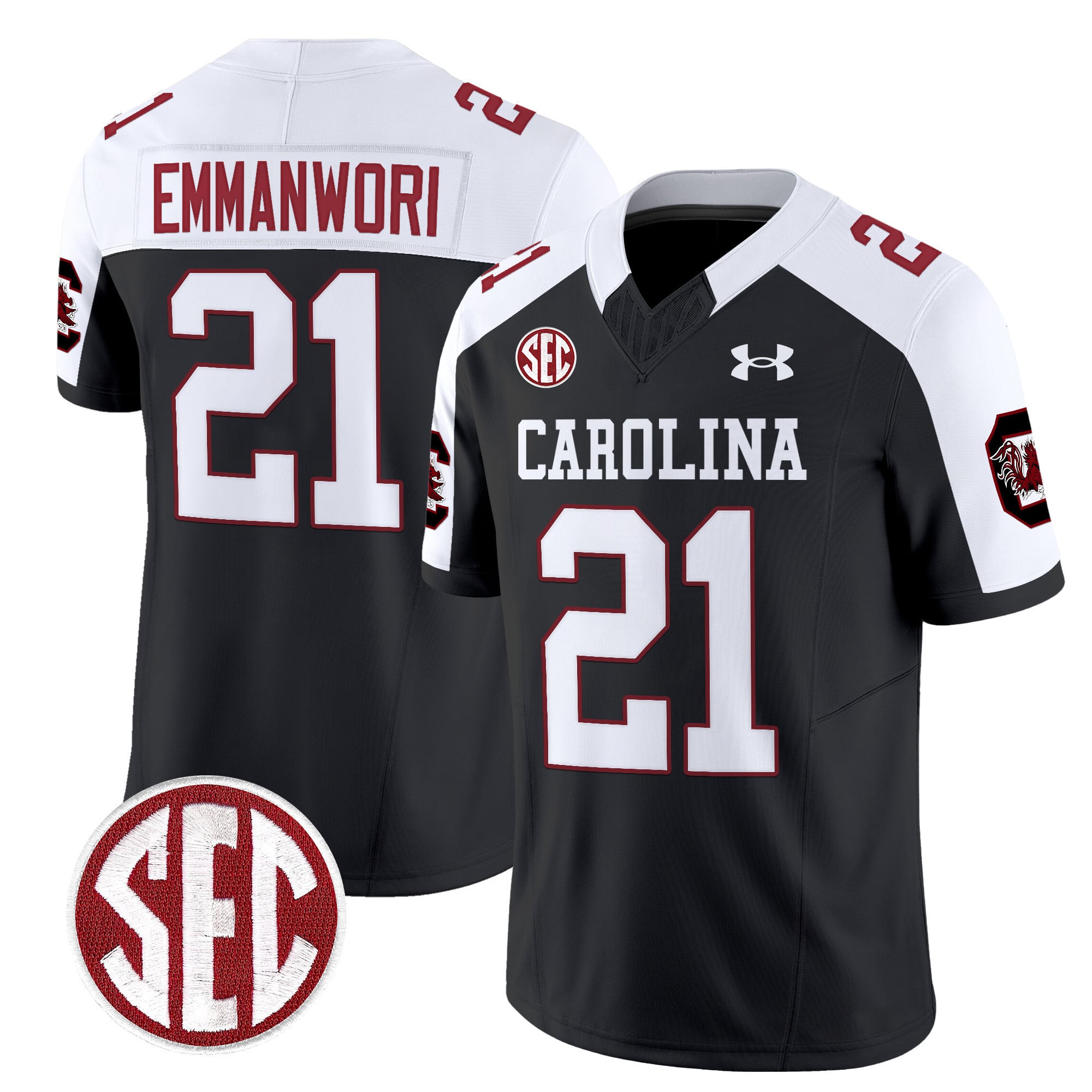 Men's South Carolina Gamecocks 1980 Throwback Vapor Limited Jersey V2 - All Stitched