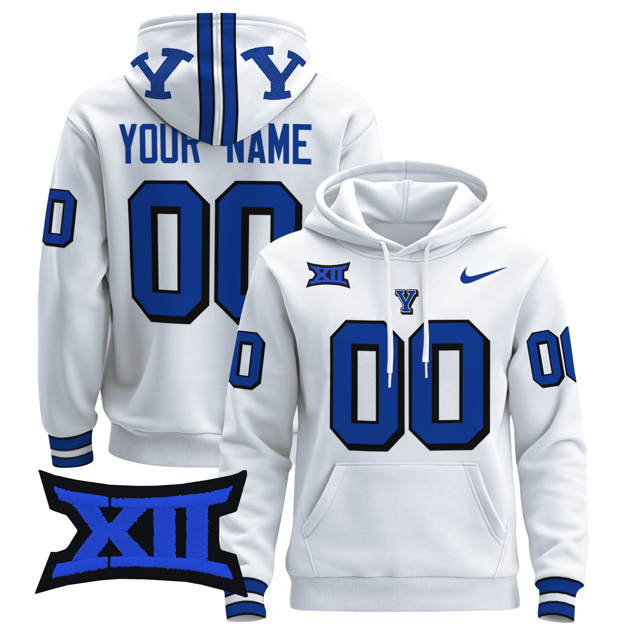 BYU Cougars 2024 Custom Pullover Hoodie