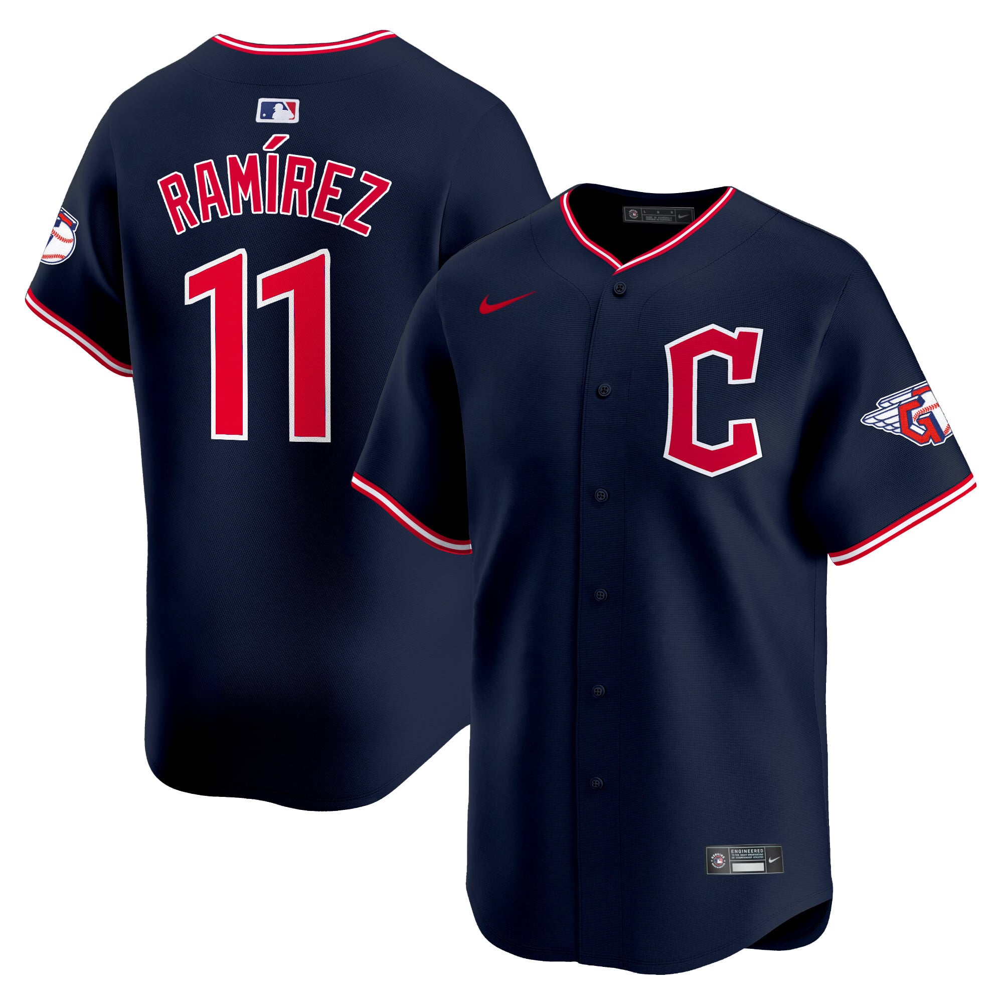 Men's Cleveland Guardians 2025 Vapor Premier Limited Jersey - All Stitched