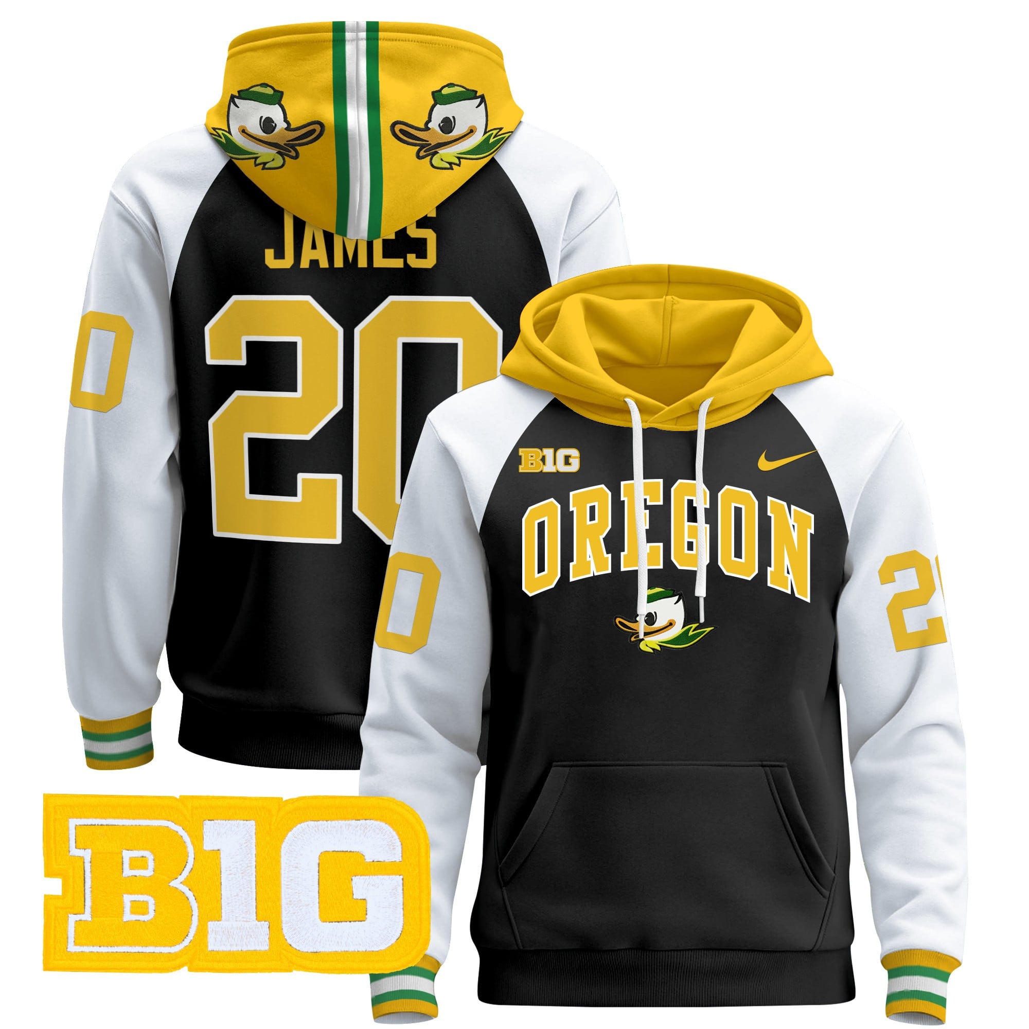 Oregon Ducks 2024 Pullover Hoodie V4