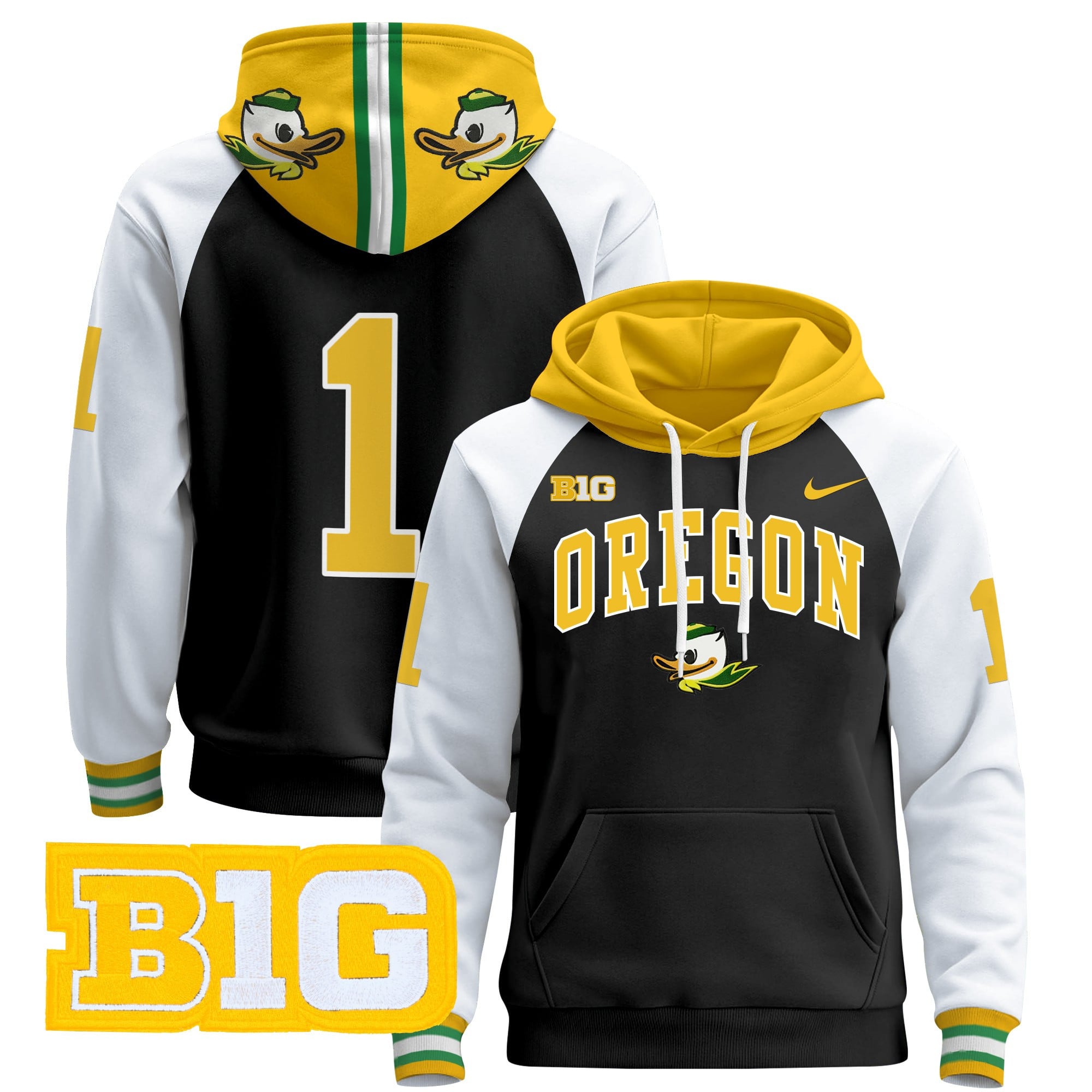 Oregon Ducks 2024 Pullover Hoodie V4