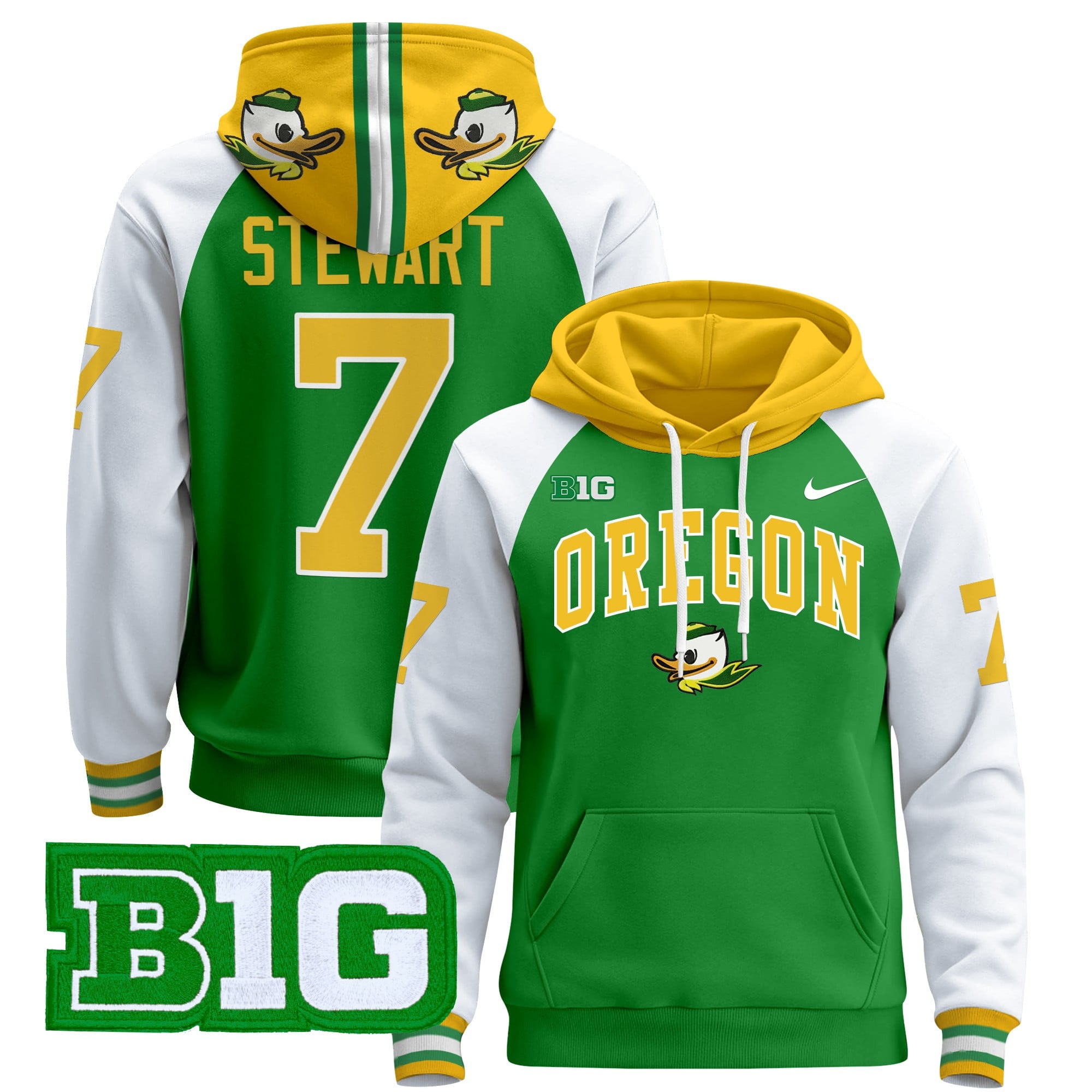 Oregon Ducks 2024 Pullover Hoodie V4