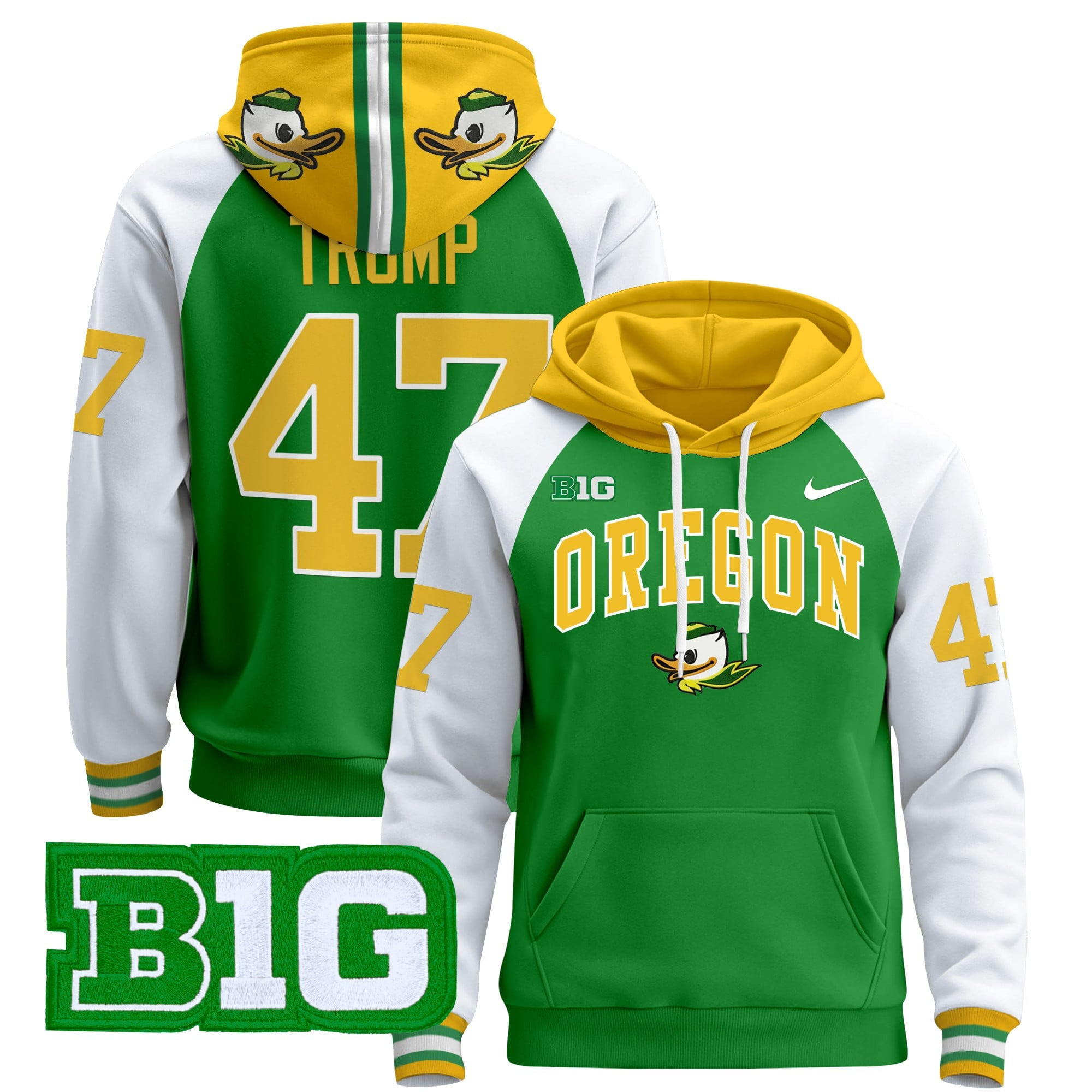 Oregon Ducks 2024 Pullover Hoodie V4