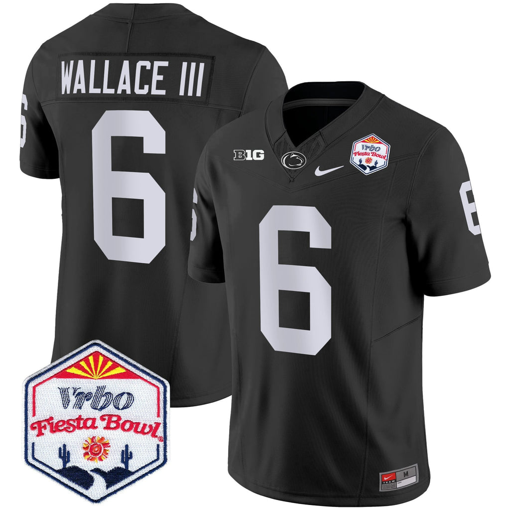 Men's Penn State Nittany Lions 2024 The Fiesta Bowl Patch Vapor Limited Jersey - All Stitched