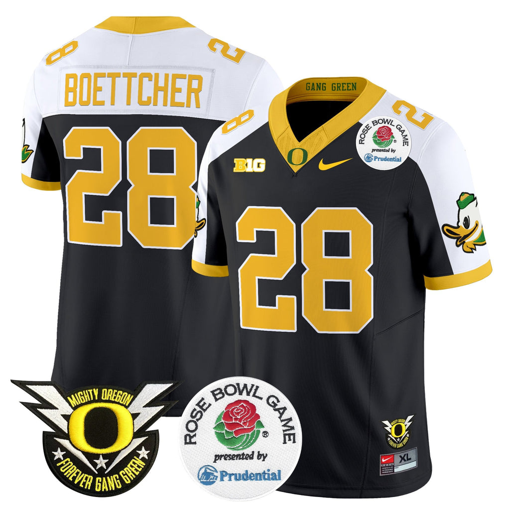 Men's Oregon Ducks 2024 Rose Bowl Vapor Limited Jersey - All Stitched