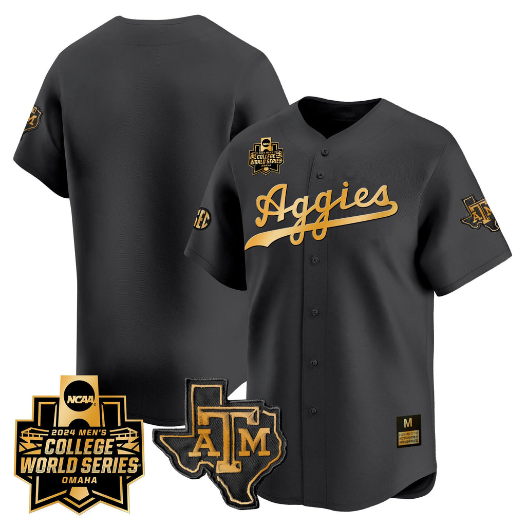 Men's Texas A&M Aggies 2024 College World Series Vapor Premier Limited Jersey - All Stitched