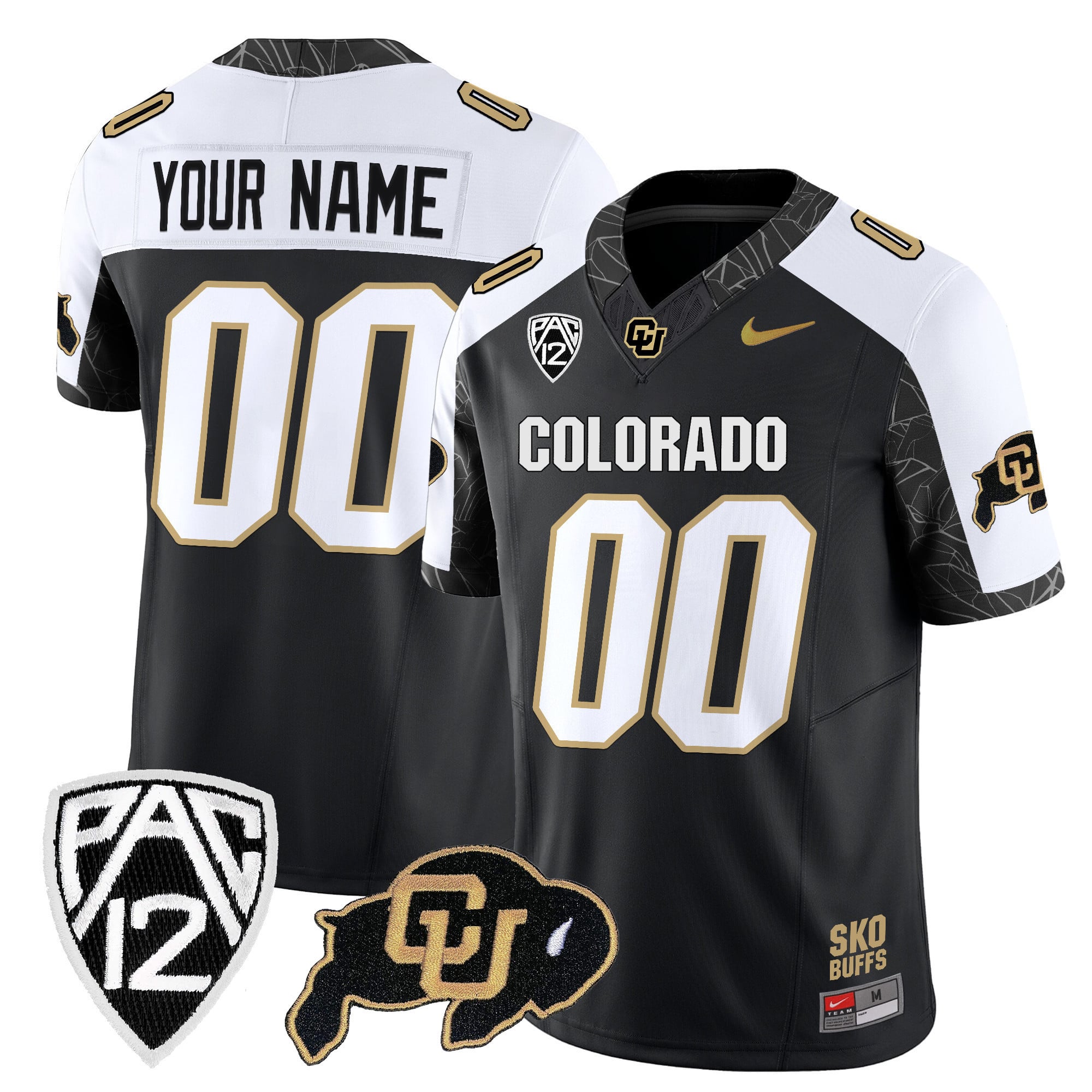 Colorado Buffaloes Rocky Style Vapor Limited Custom Jersey - All Stitched