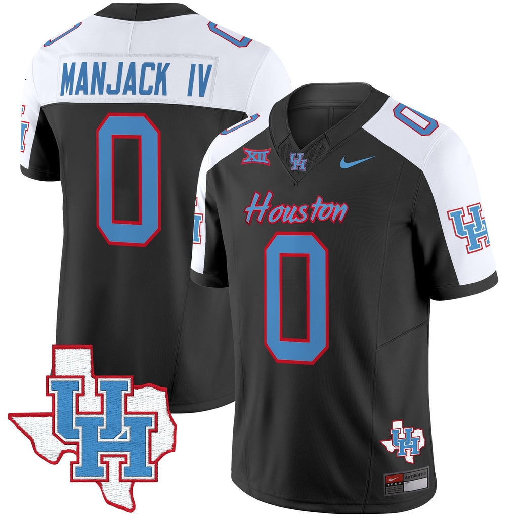 Men's Houston Cougars 2024 Oilers Inspired Vapor Limited Jersey - All Stitched