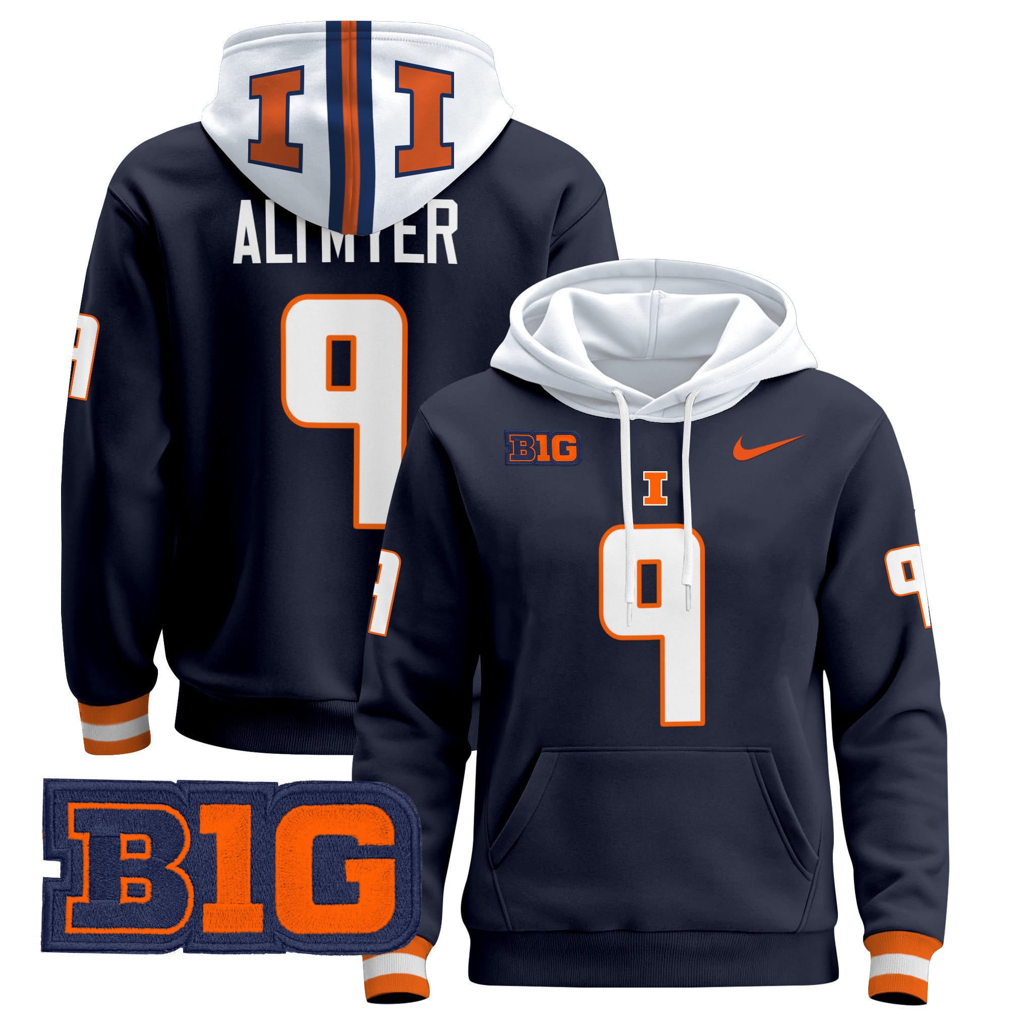 Unisex Illinois Fighting Illini 2024 Pullover Hoodie
