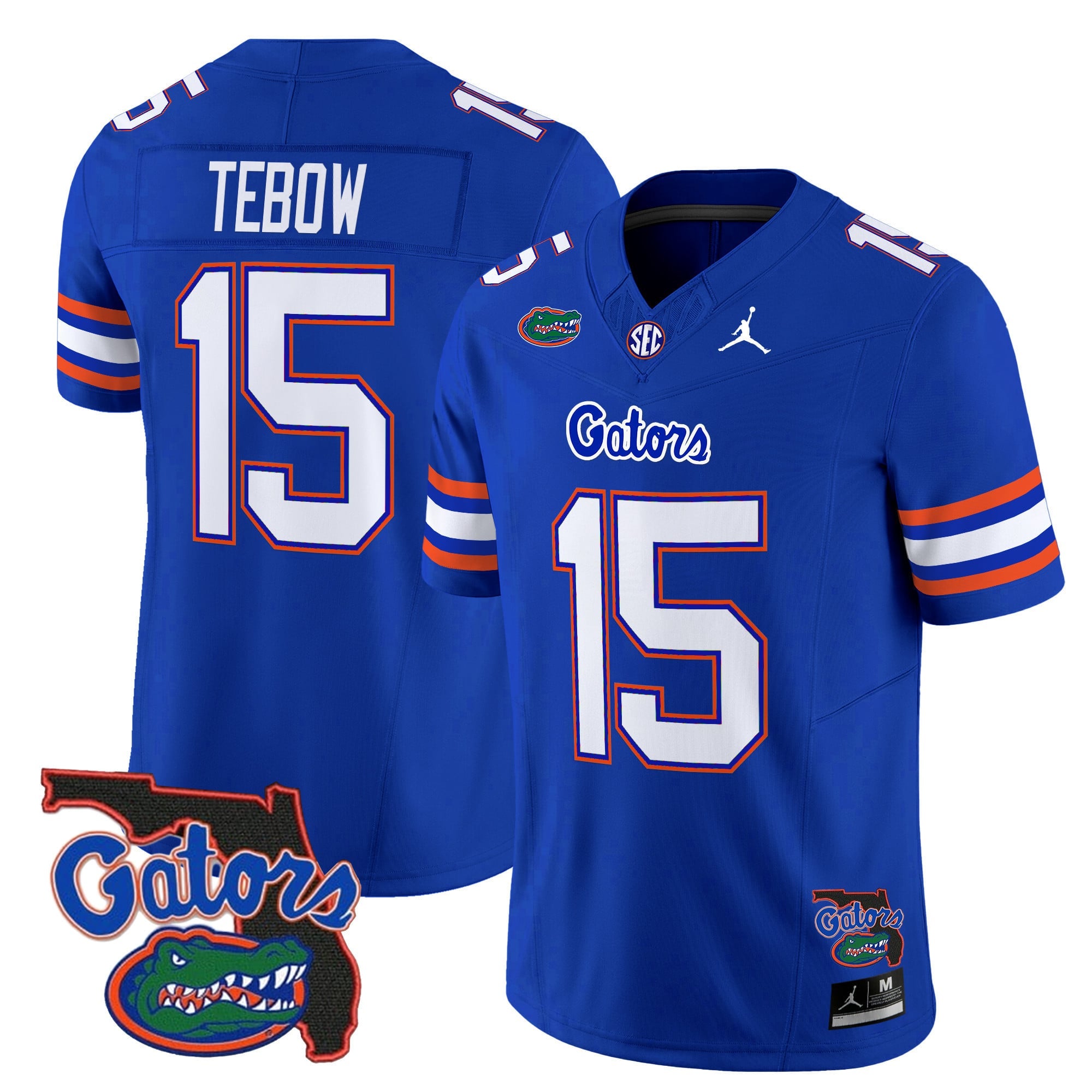 Men's Florida Gators 2024 Florida Patch Vapor Limited Jersey - All Stitched