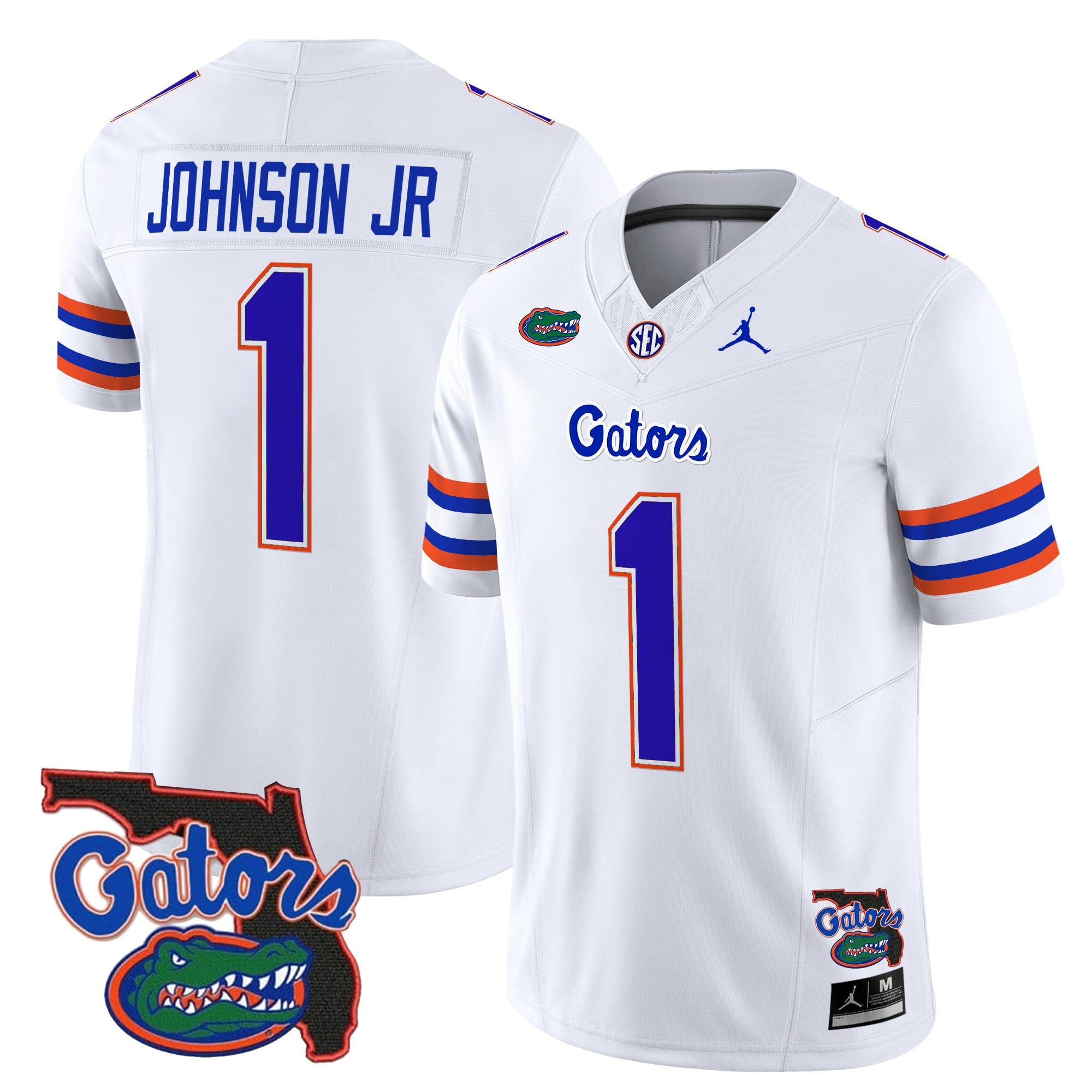 Men's Florida Gators 2024 Florida Patch Vapor Limited Jersey - All Stitched