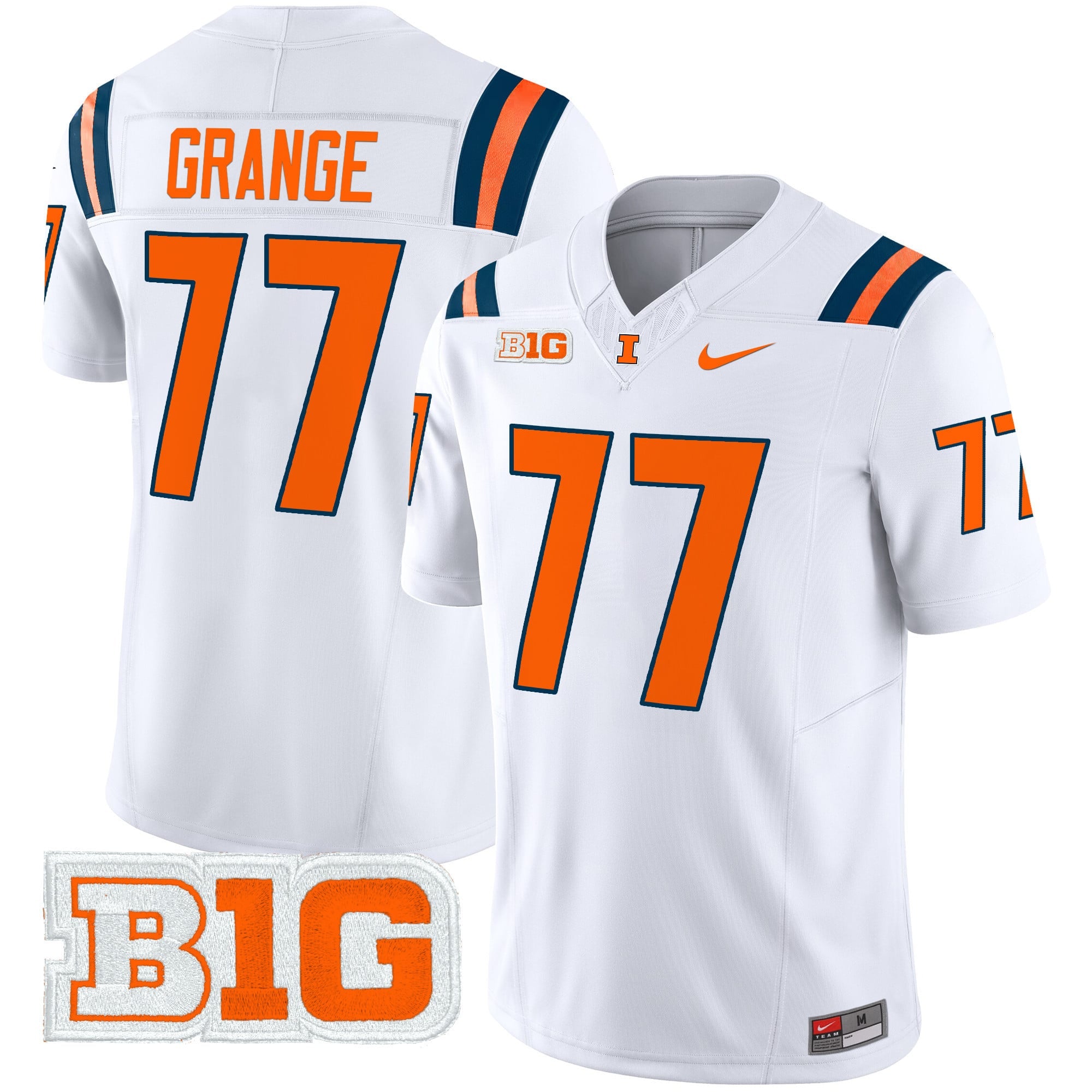 Men's Illinois Fighting Illini 2024 Vapor Limited Jersey - All Stitched
