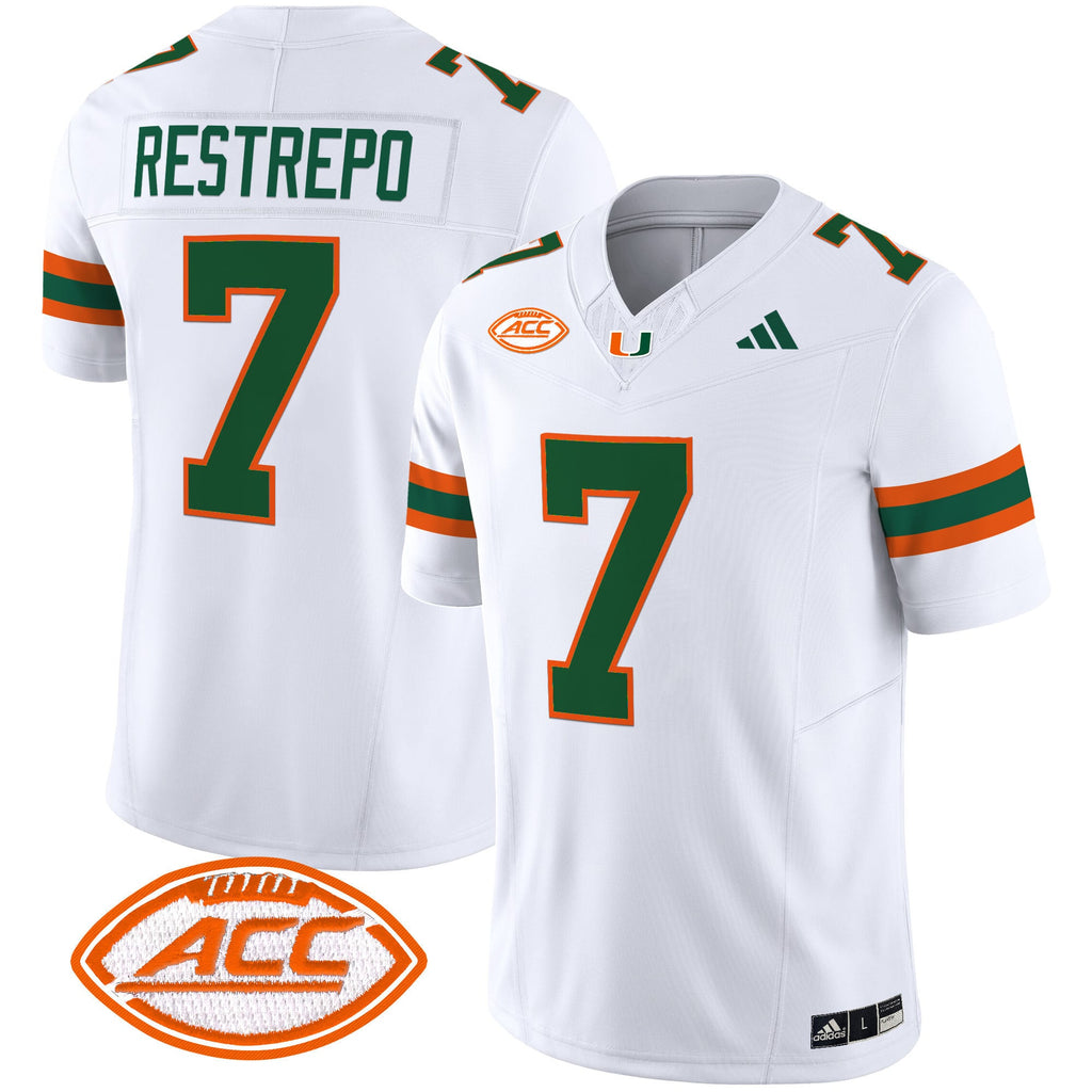 Men's Miami Hurricanes 2024 Vapor Limited Jersey - All Stitched