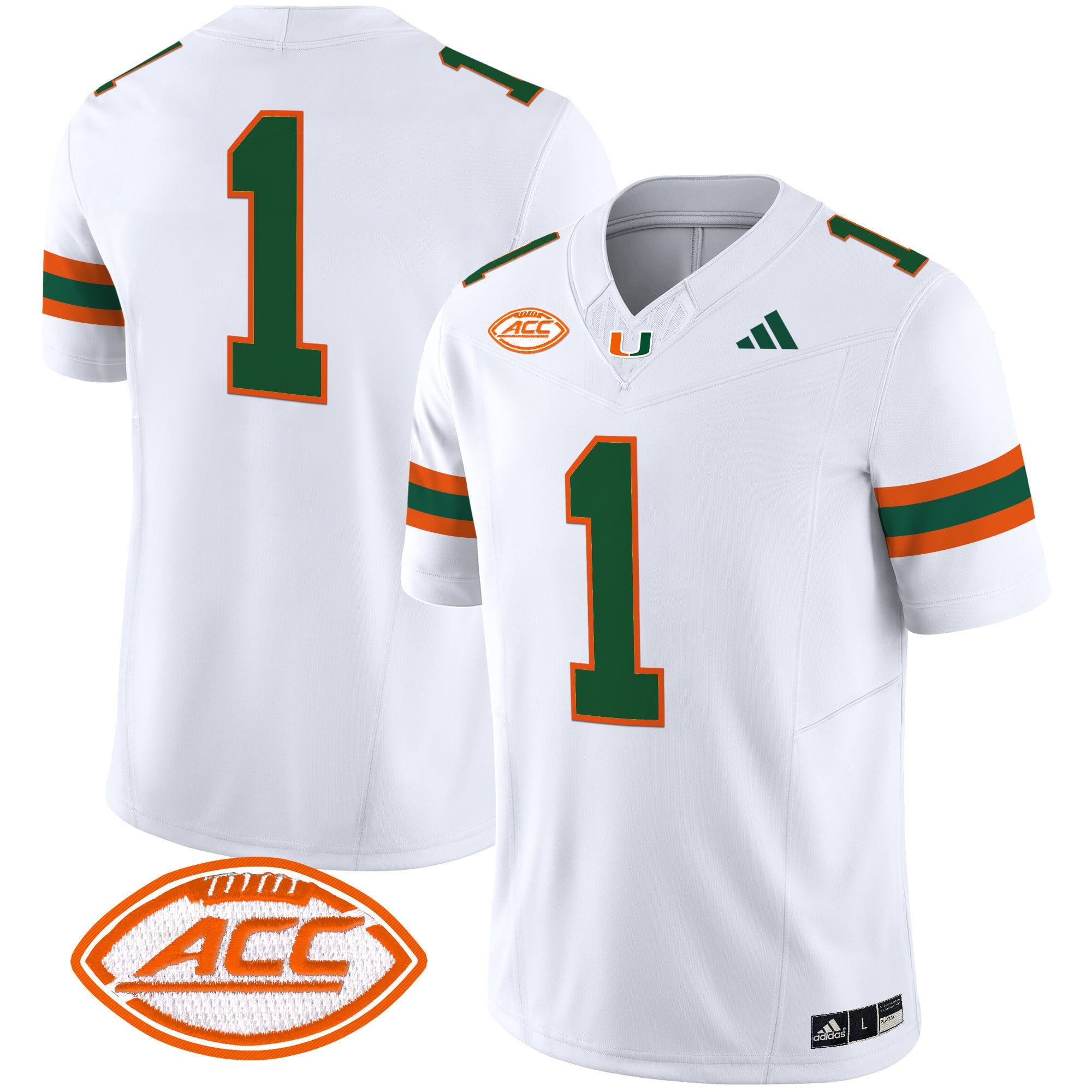 Men's Miami Hurricanes 2024 Vapor Limited Jersey - All Stitched