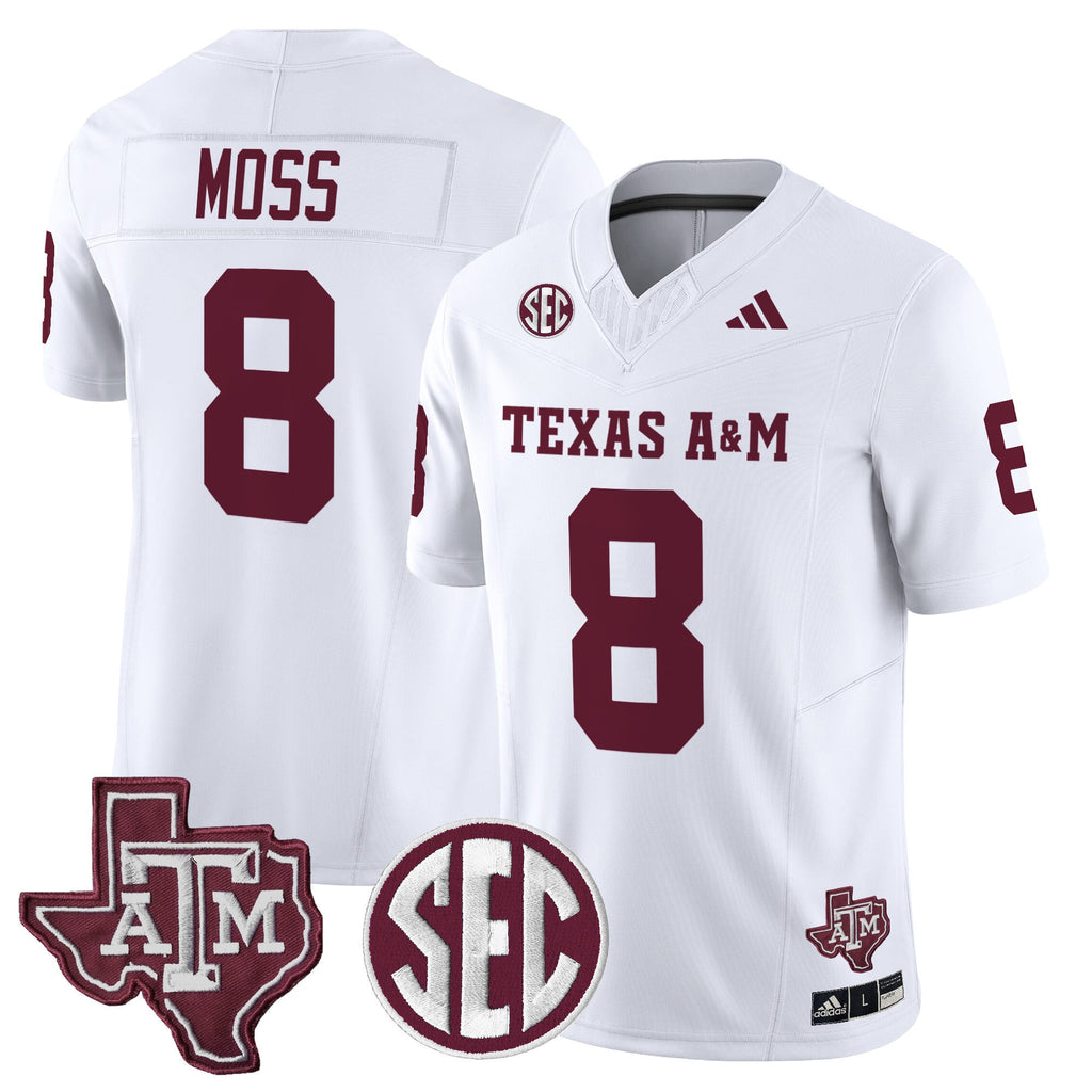 Men's Texas A&M Aggies 2024 Vapor Limited Jersey - All Stitched