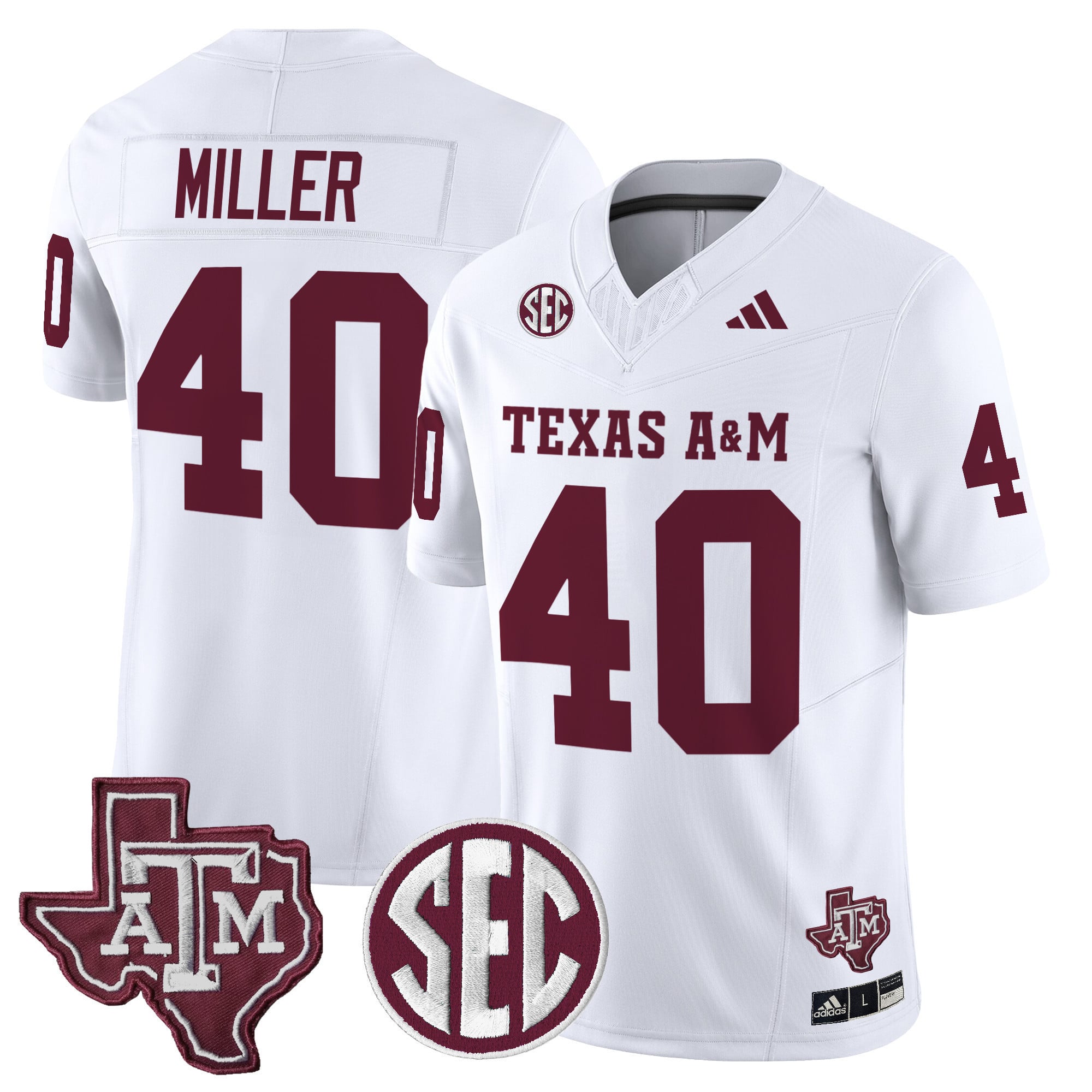 Men's Texas A&M Aggies 2024 Vapor Limited Jersey - All Stitched