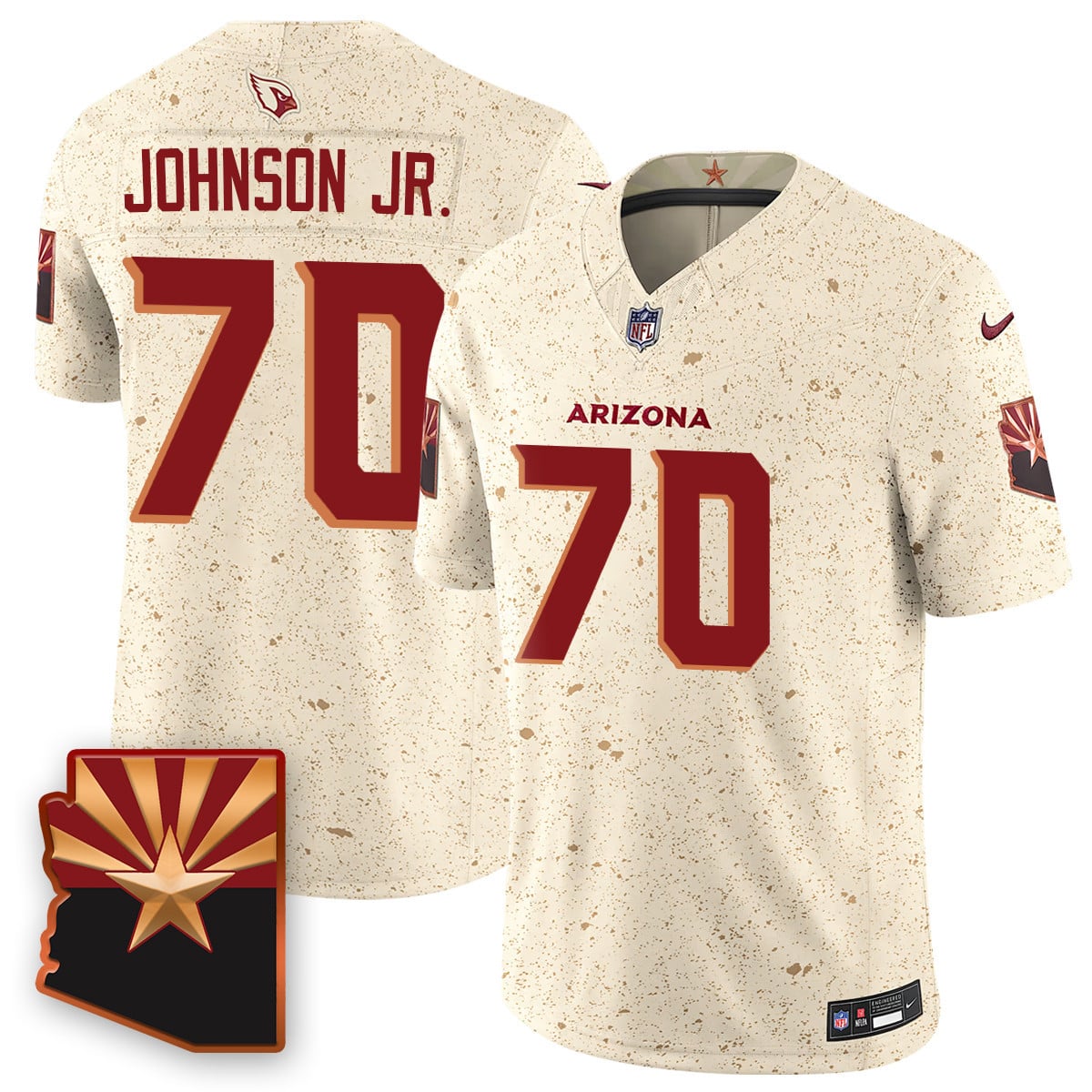 Arizona Cardinals F.U.S.E. Limited Rivalry Series Jersey - All Stitched