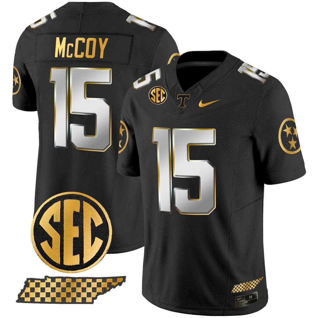 Men's Tennessee Volunteers 2024 Gold Vapor Limited Jersey V2 - All Stitched