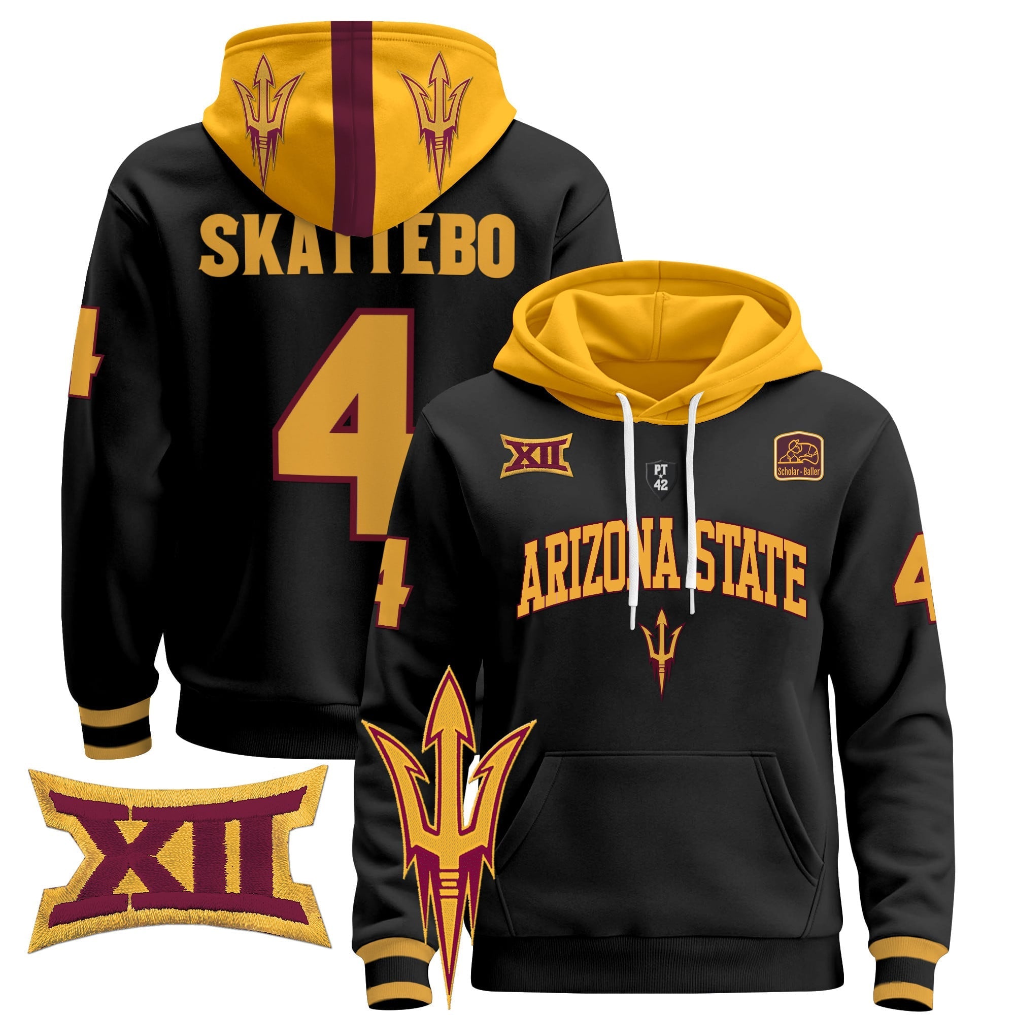 Men's Arizona State Sun Devils 2024 Pullover Hoodie V2