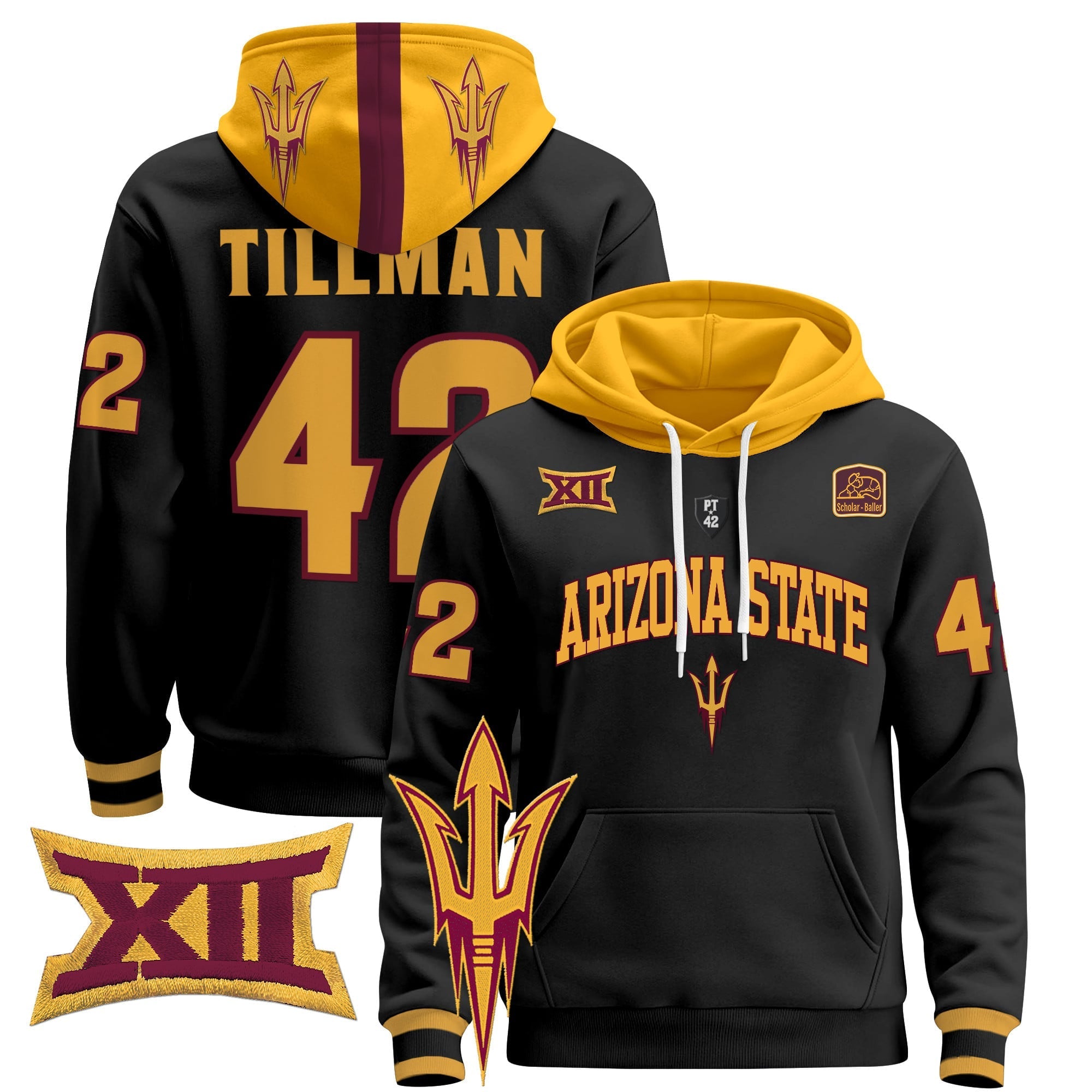 Men's Arizona State Sun Devils 2024 Pullover Hoodie V2