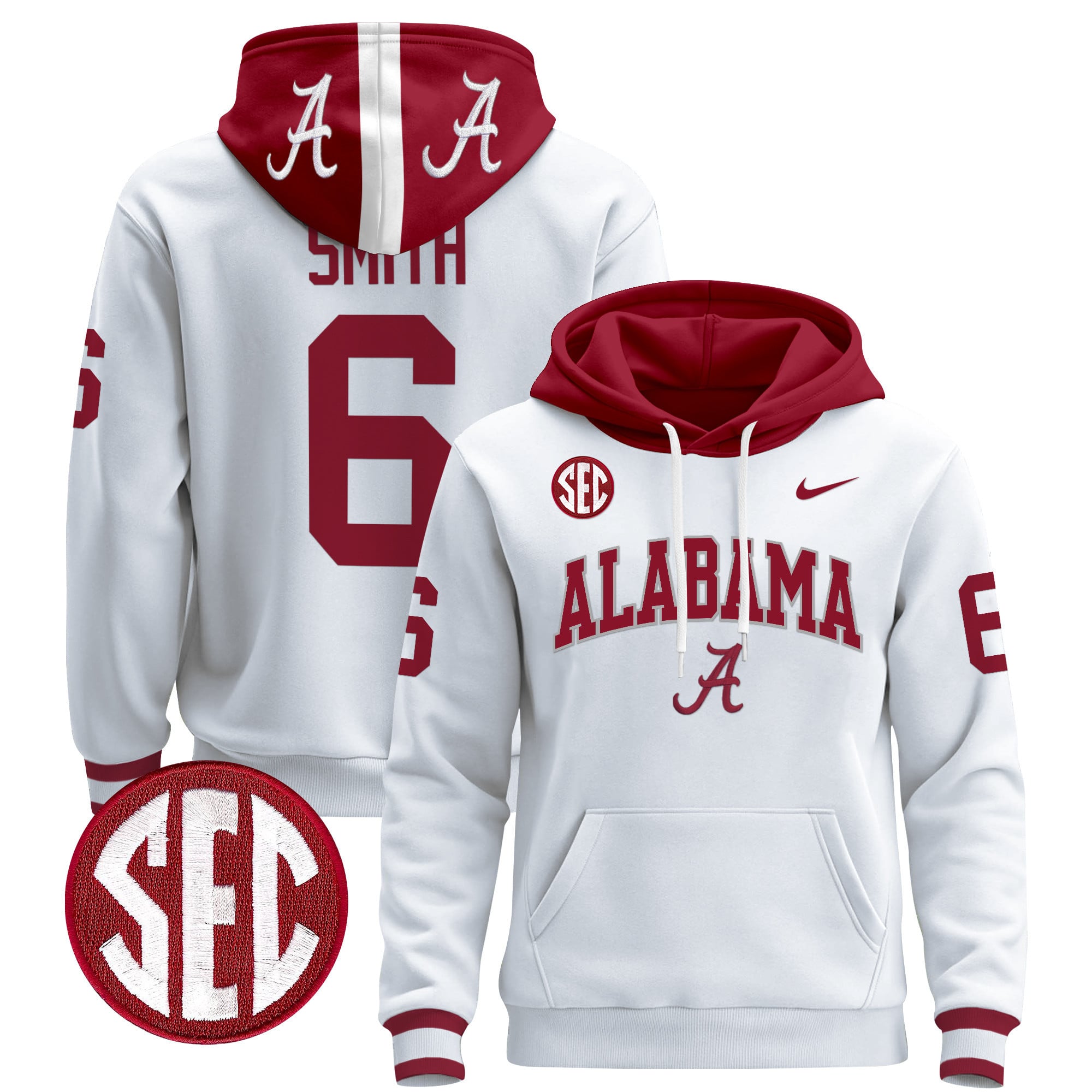 Men's Alabama Crimson Tide 2024 Pullover Hoodie V3