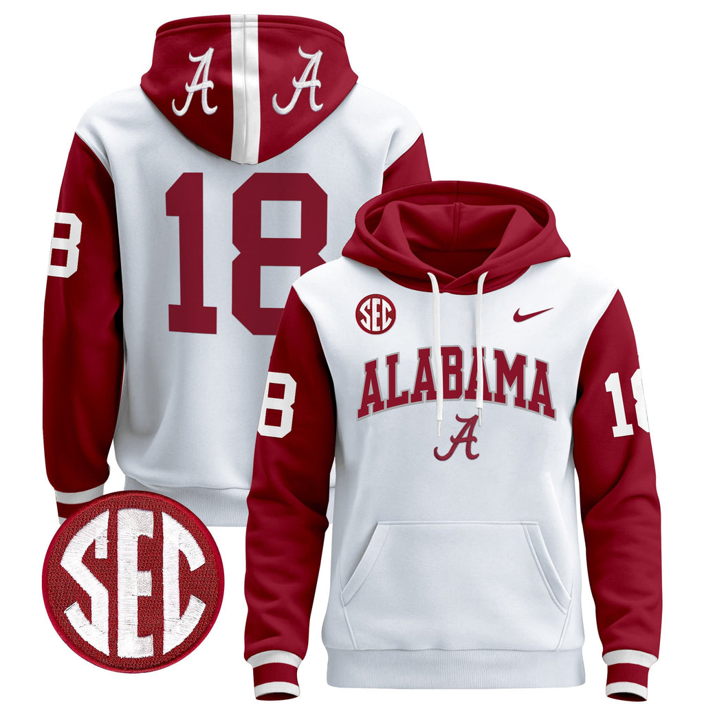 Men's Alabama Crimson Tide 2024 Pullover Hoodie V3