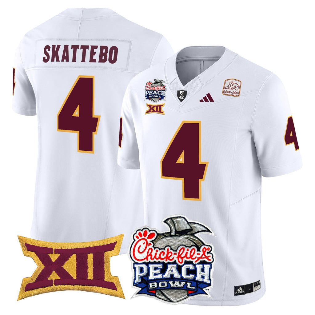 Men's Arizona State Sun Devils 2025 Peach Bowl Vapor Limited Jersey - All Stitched