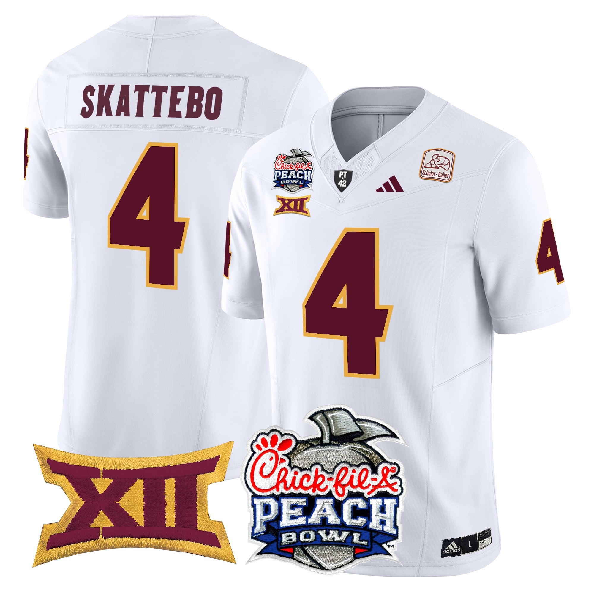 Men's Arizona State Sun Devils 2025 Peach Bowl Vapor Limited Jersey - All Stitched